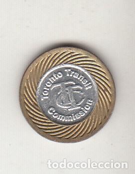 Monedas antiguas de Am&eacute;rica: CANADA. TOKEN. TORONTO TRANSIT COMISSION. VALID FOR ONE FARE. MBC+. - Foto 1
