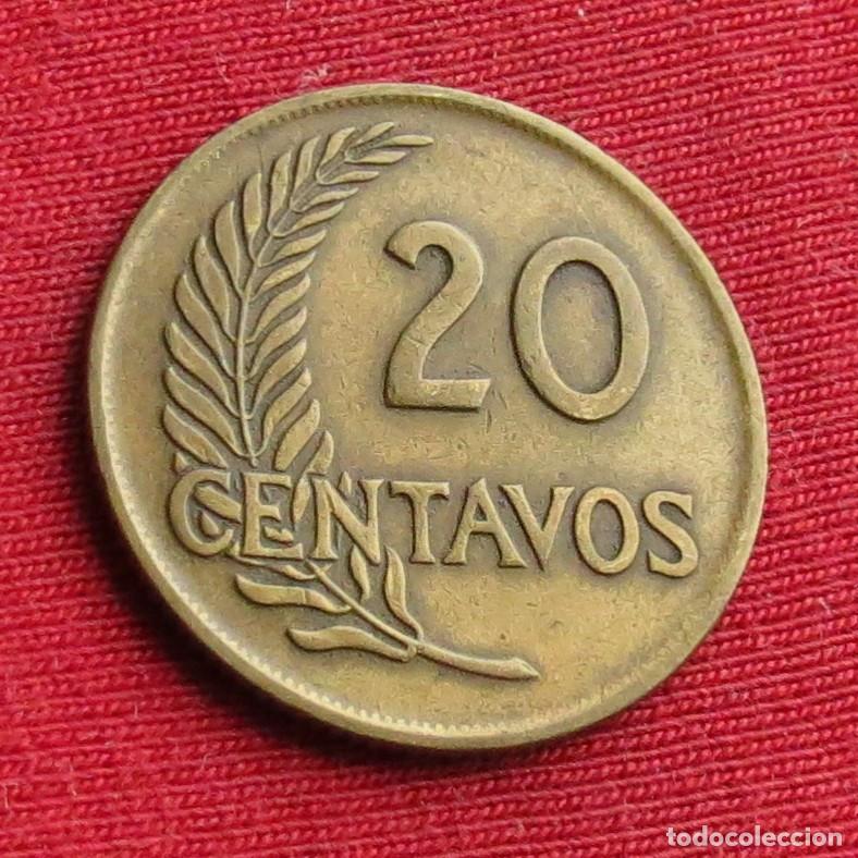 Monedas antiguas de Am&eacute;rica: Peru 20 centavos 1958 - Foto 1