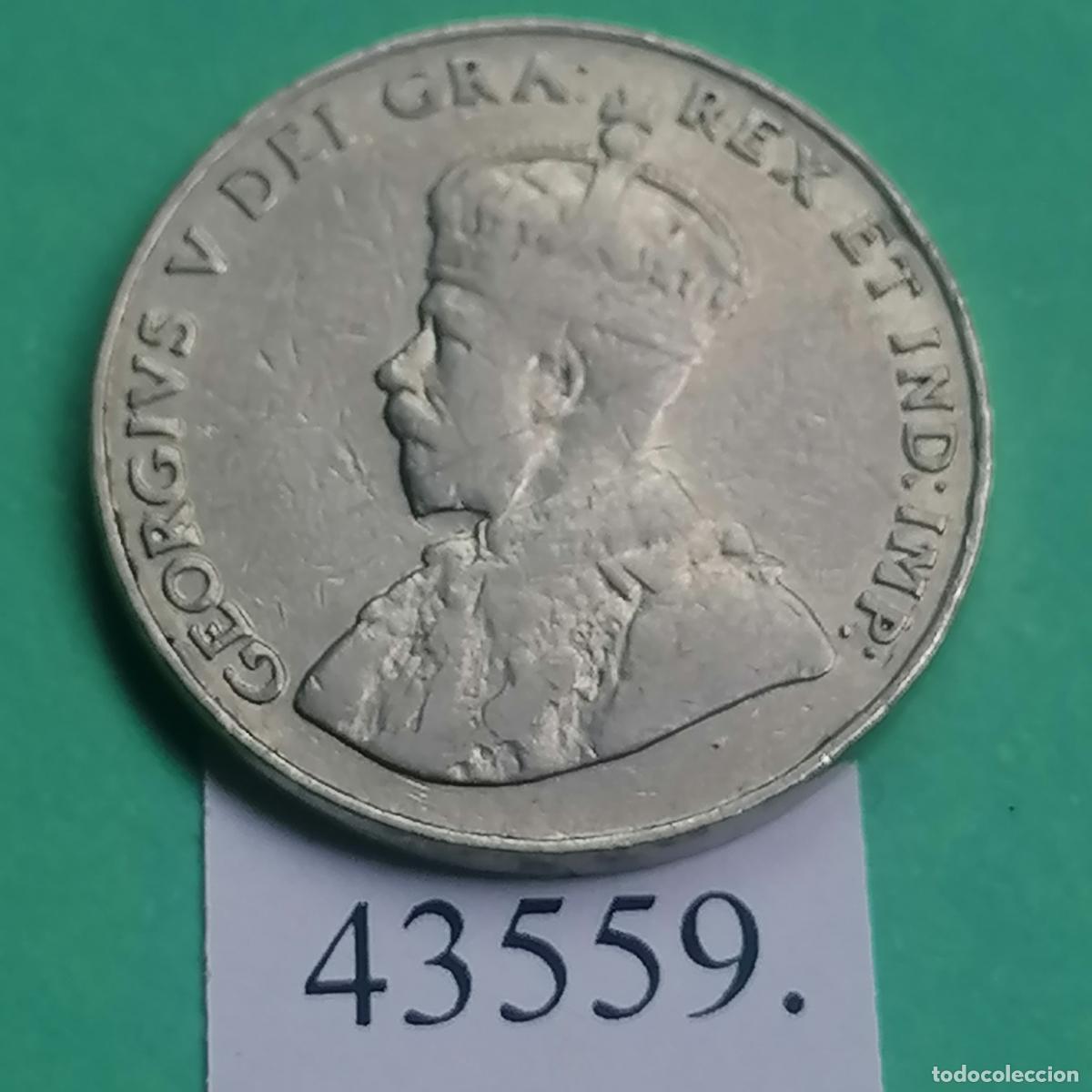 Monedas antiguas de Am&eacute;rica: Canada 5 centimos 1931 - Foto 2