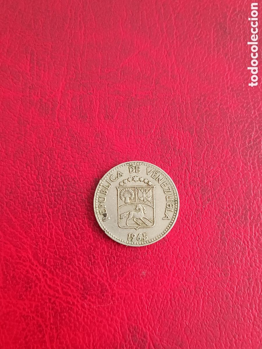 Moedas antigas da Am&eacute;rica: 5 CENTIMOS 1965 - VENEZUELA