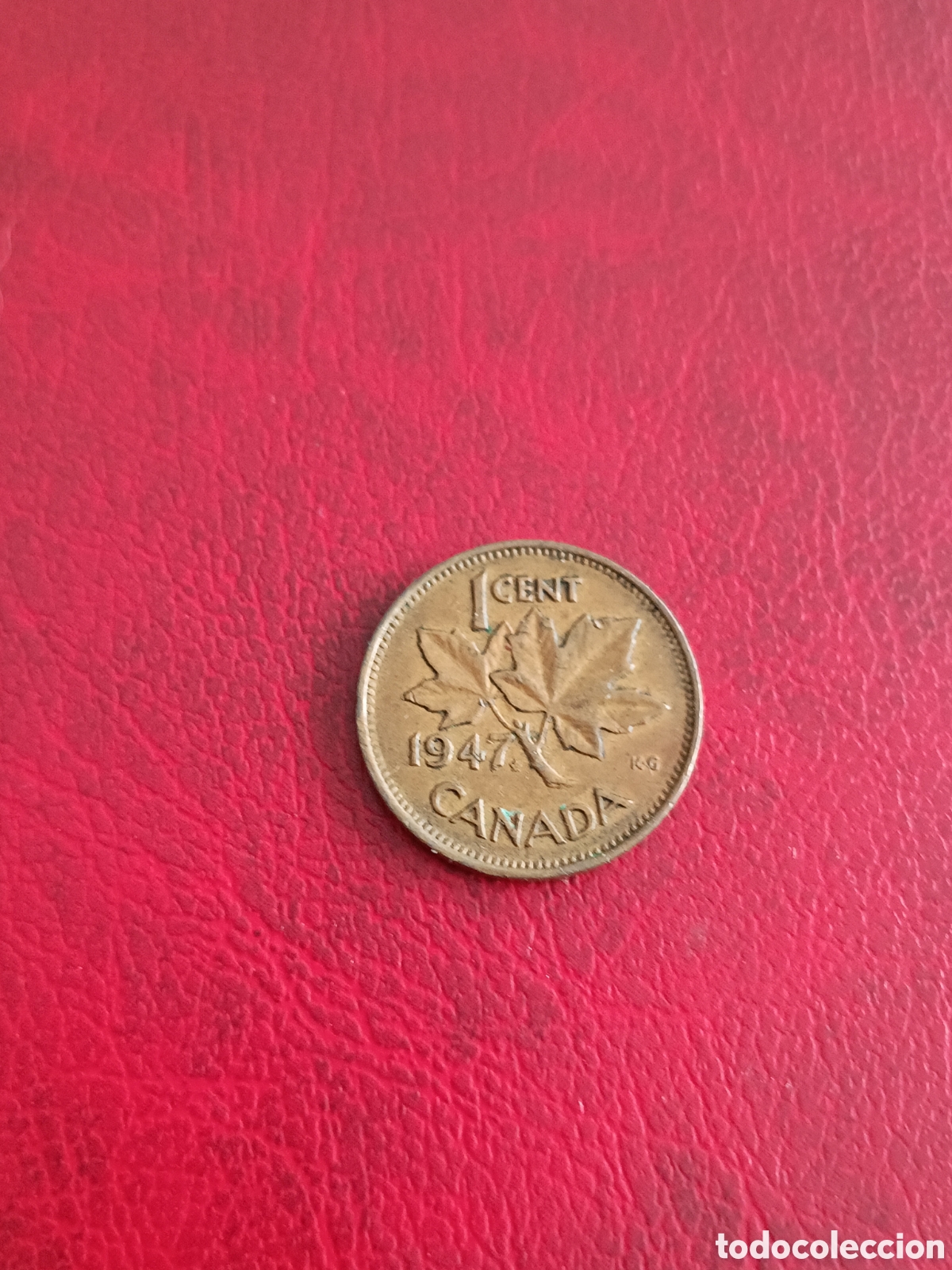 Alte M&uuml;nzen aus Amerika: 1 C&Eacute;NTIMO 1947 - CANADA