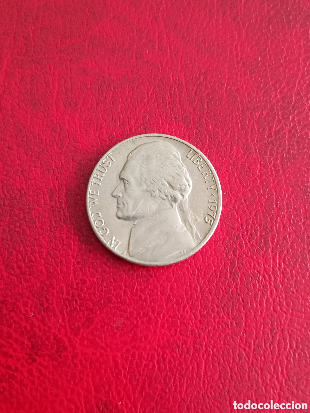 Alte M&uuml;nzen aus Amerika: 5 CENTAVOS 1975 ONE DIME EEUU - USA