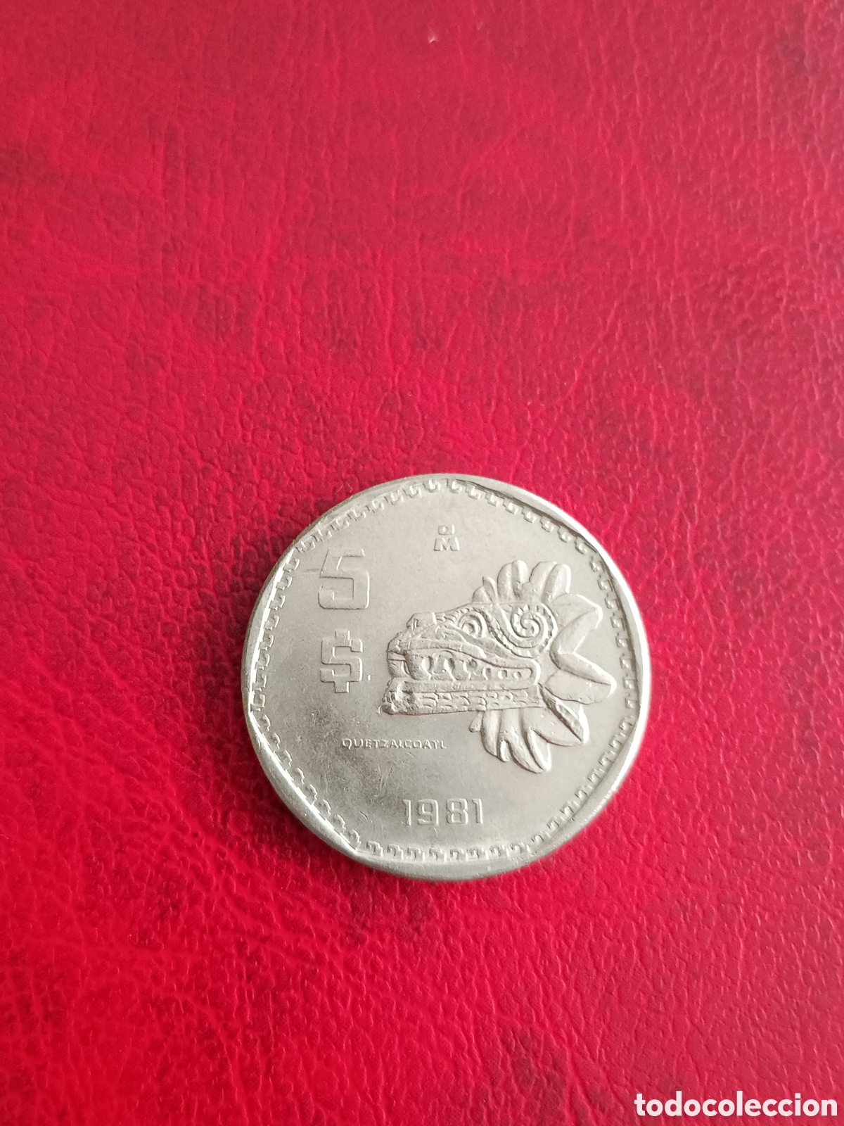 Alte M&uuml;nzen aus Amerika: 5 PESOS 1981 - M&Eacute;XICO