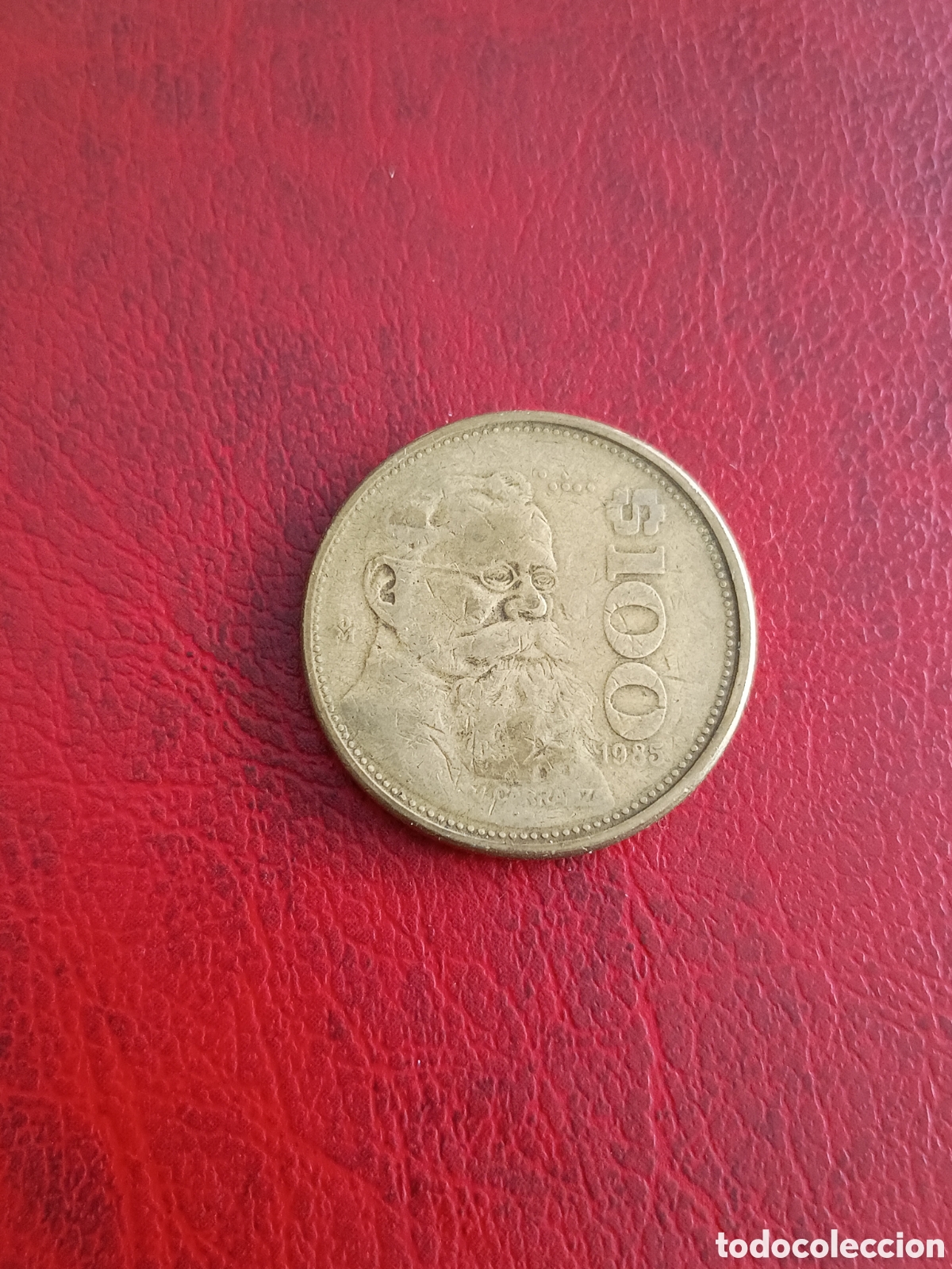 Alte M&uuml;nzen aus Amerika: 100 PESOS 1985 - M&Eacute;XICO