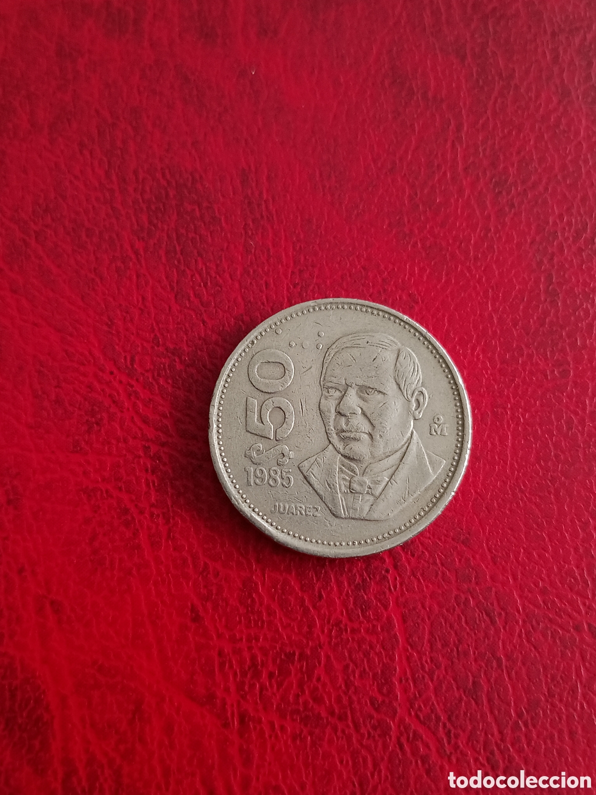Alte M&uuml;nzen aus Amerika: 50 PESOS 1985 - M&Eacute;XICO