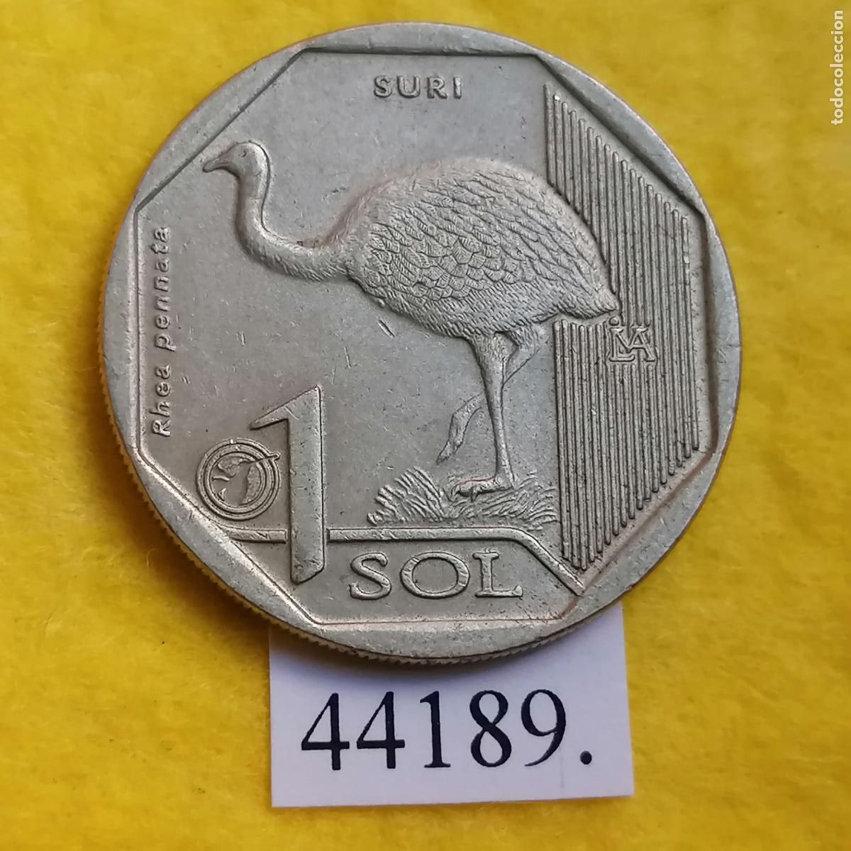 Monedas antiguas de Am&eacute;rica: Per&uacute; 1 sol 2018, Suri - Foto 1