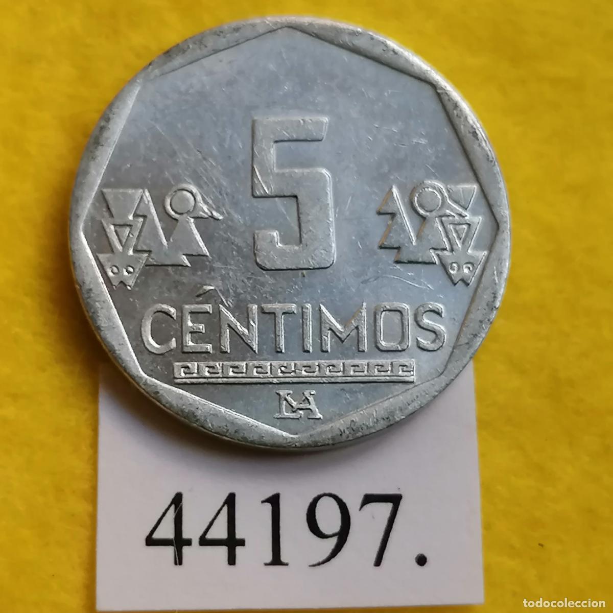 Monedas antiguas de Am&eacute;rica: Per&uacute; 5 c&eacute;ntimos 2013 - Foto 2
