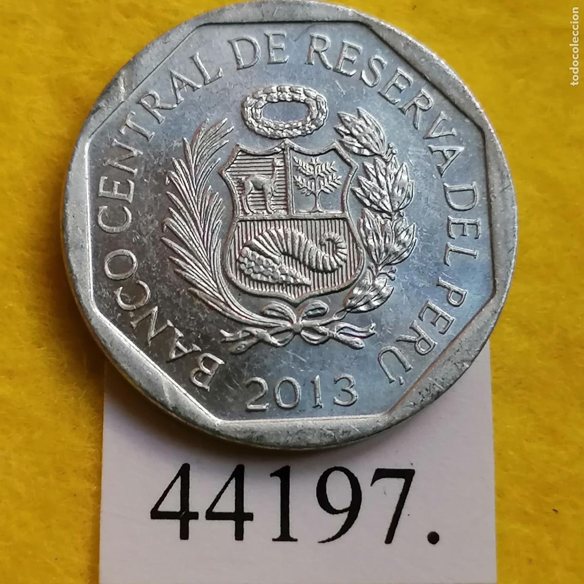 Monedas antiguas de Am&eacute;rica: Per&uacute; 5 c&eacute;ntimos 2013 - Foto 1