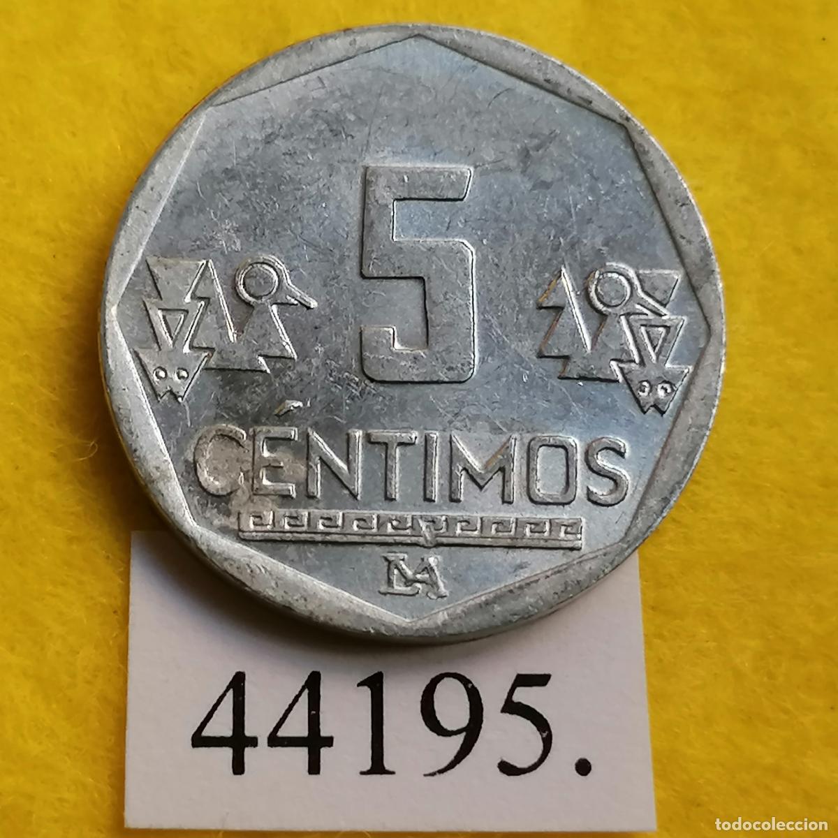 Monedas antiguas de Am&eacute;rica: Per&uacute; 5 c&eacute;ntimos 2018 - Foto 1