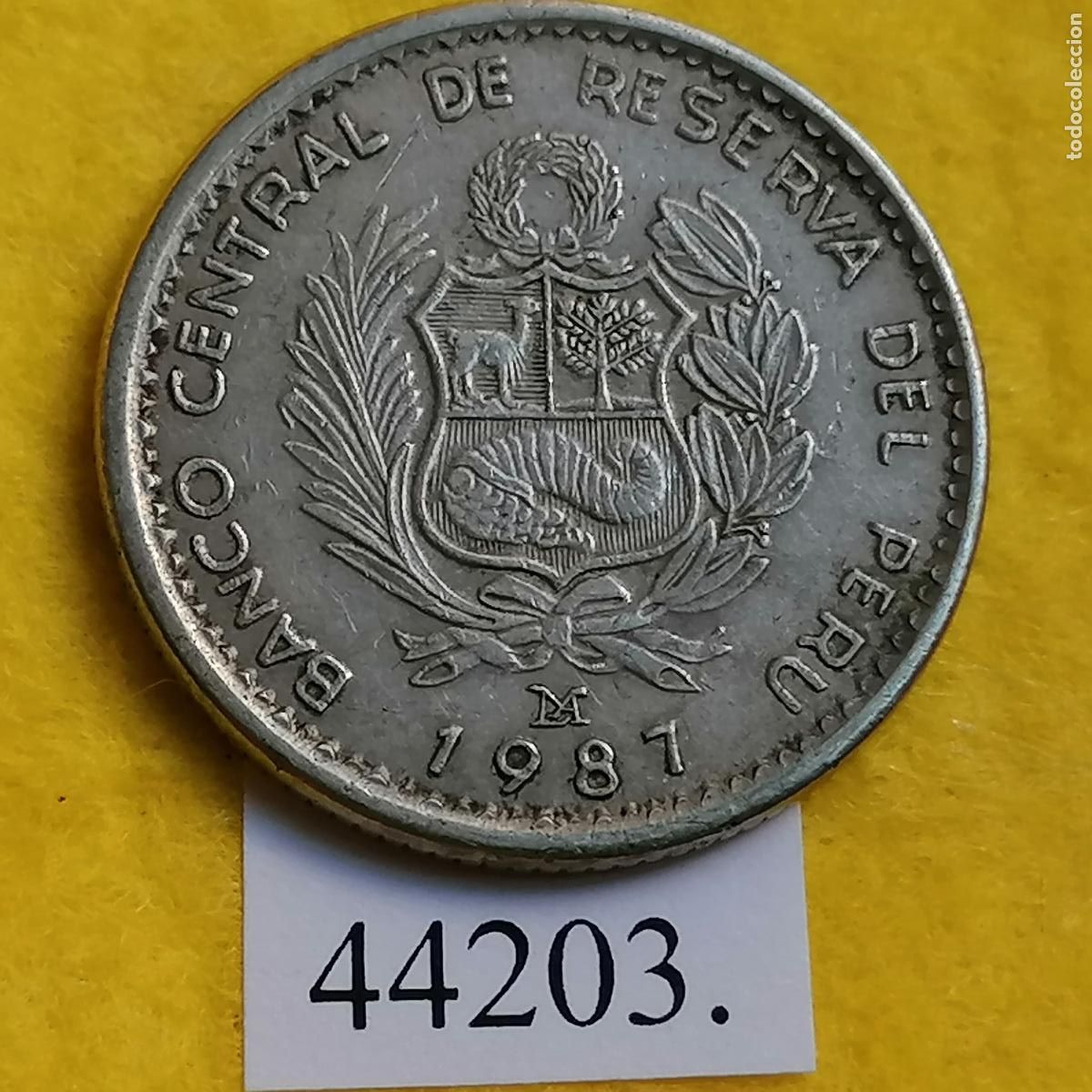 Monedas antiguas de Am&eacute;rica: Per&uacute; 1 inti 1987 ,,,,, - Foto 2