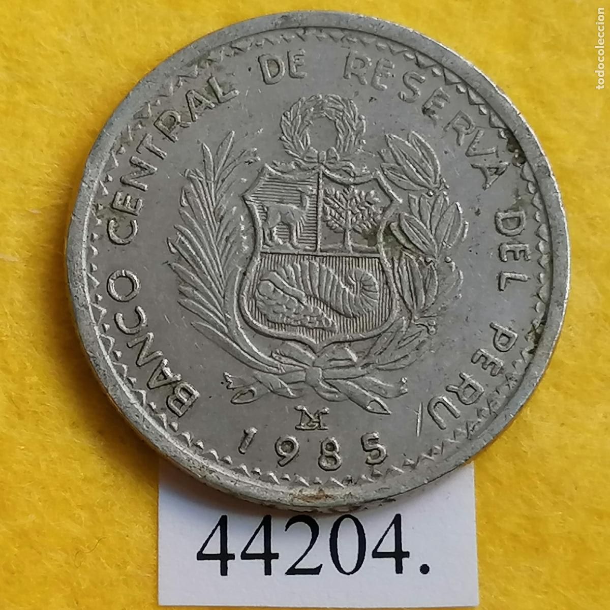 Monedas antiguas de Am&eacute;rica: Per&uacute; 1 inti 1985 ,,,,, - Foto 2