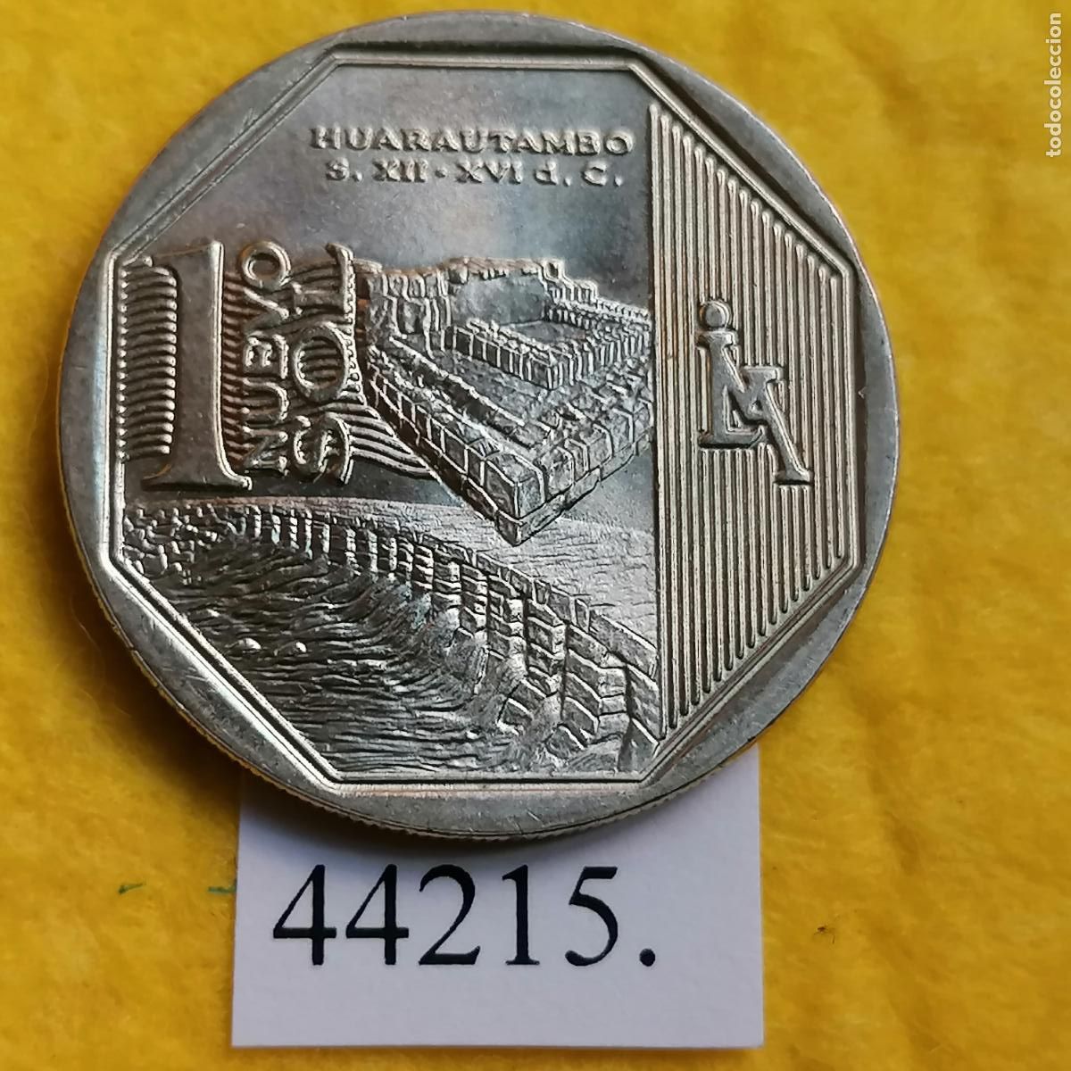 Monedas antiguas de Am&eacute;rica: Per&uacute; 1 sol 2015, Huarautambo - Foto 1