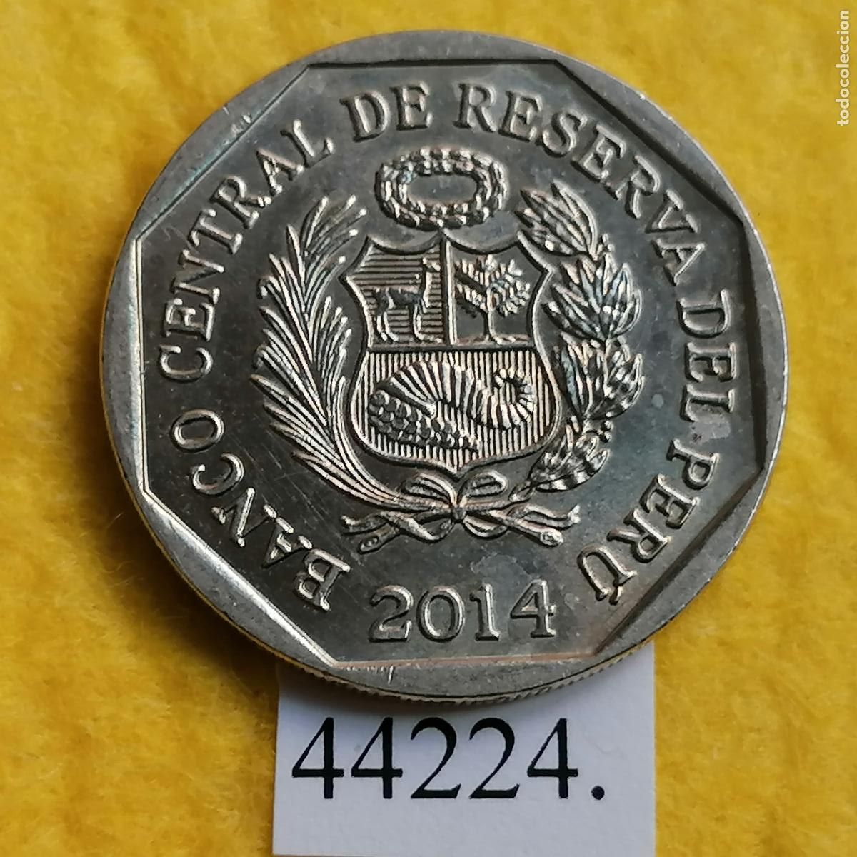 Monedas antiguas de Am&eacute;rica: Per&uacute; 1 sol 2014, Catedral de Lima - Foto 2