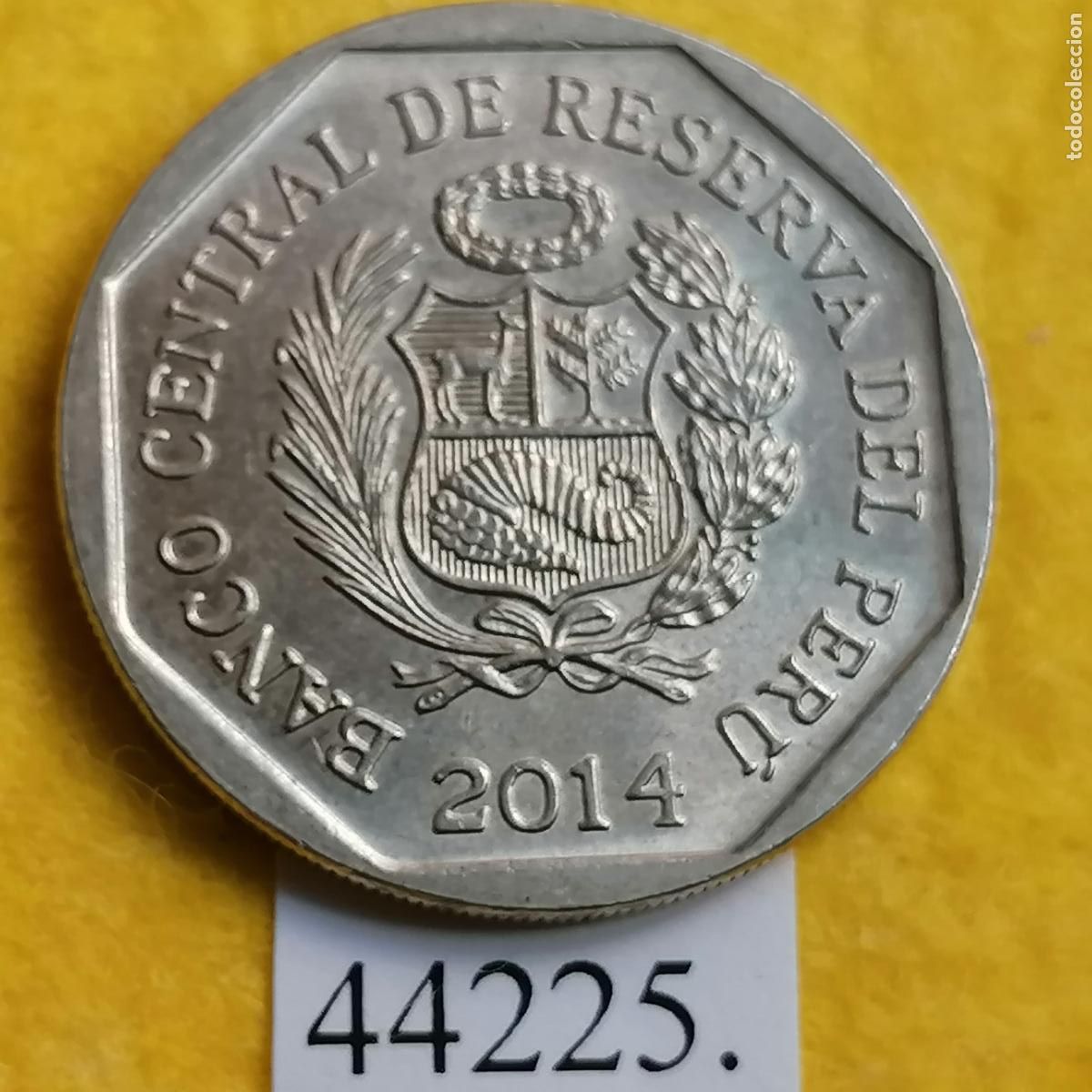 Monedas antiguas de Am&eacute;rica: Per&uacute; 1 sol 2014, Catedral de Lima - Foto 2