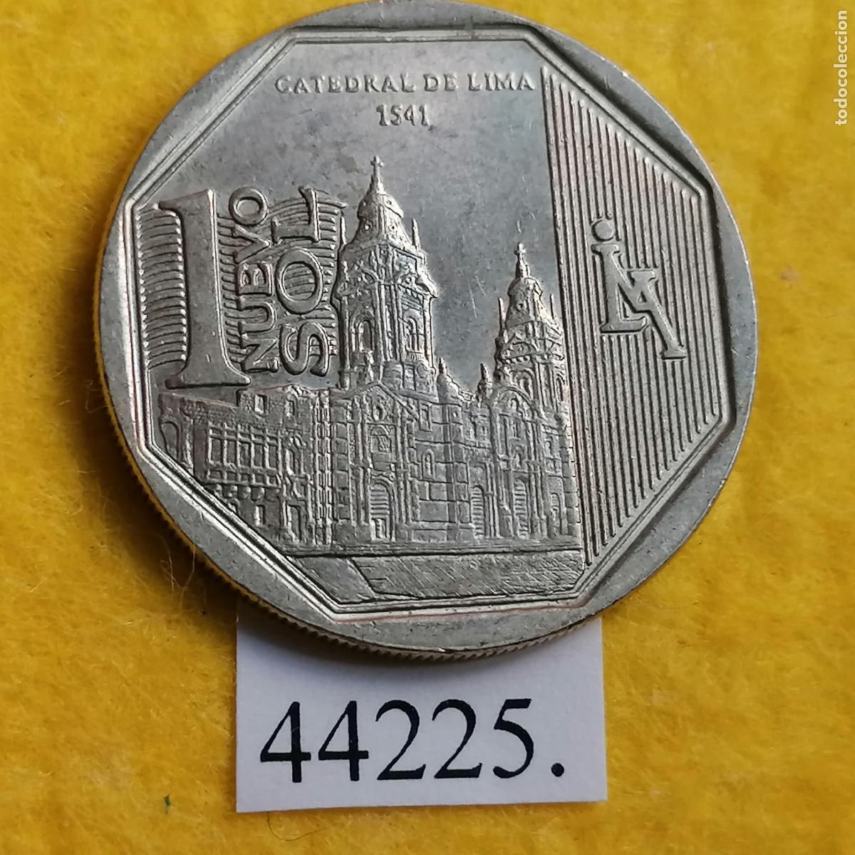 Monedas antiguas de Am&eacute;rica: Per&uacute; 1 sol 2014, Catedral de Lima - Foto 1