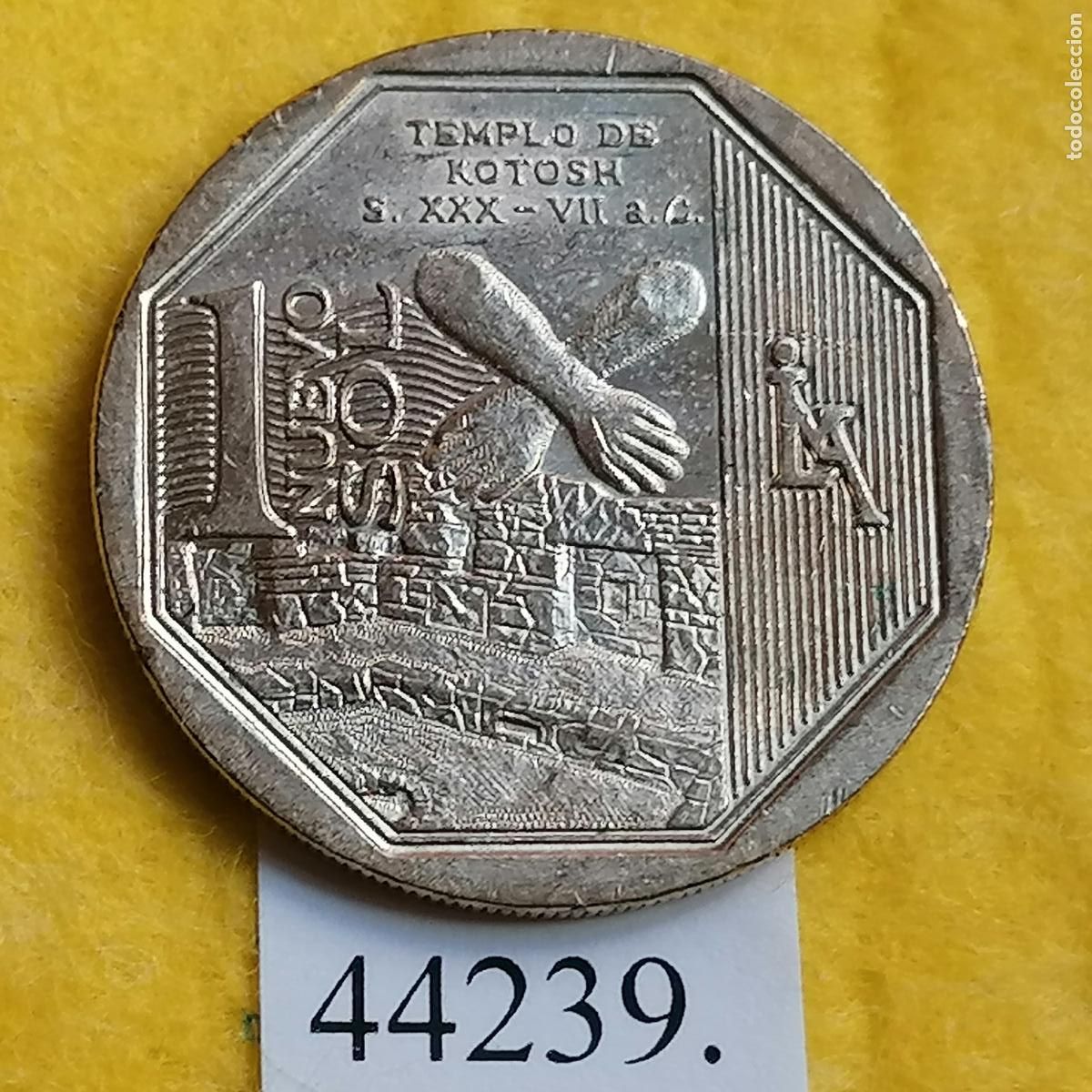 Monedas antiguas de Am&eacute;rica: Per&uacute; 1 sol 2013, Templo de Kotosh - Foto 1