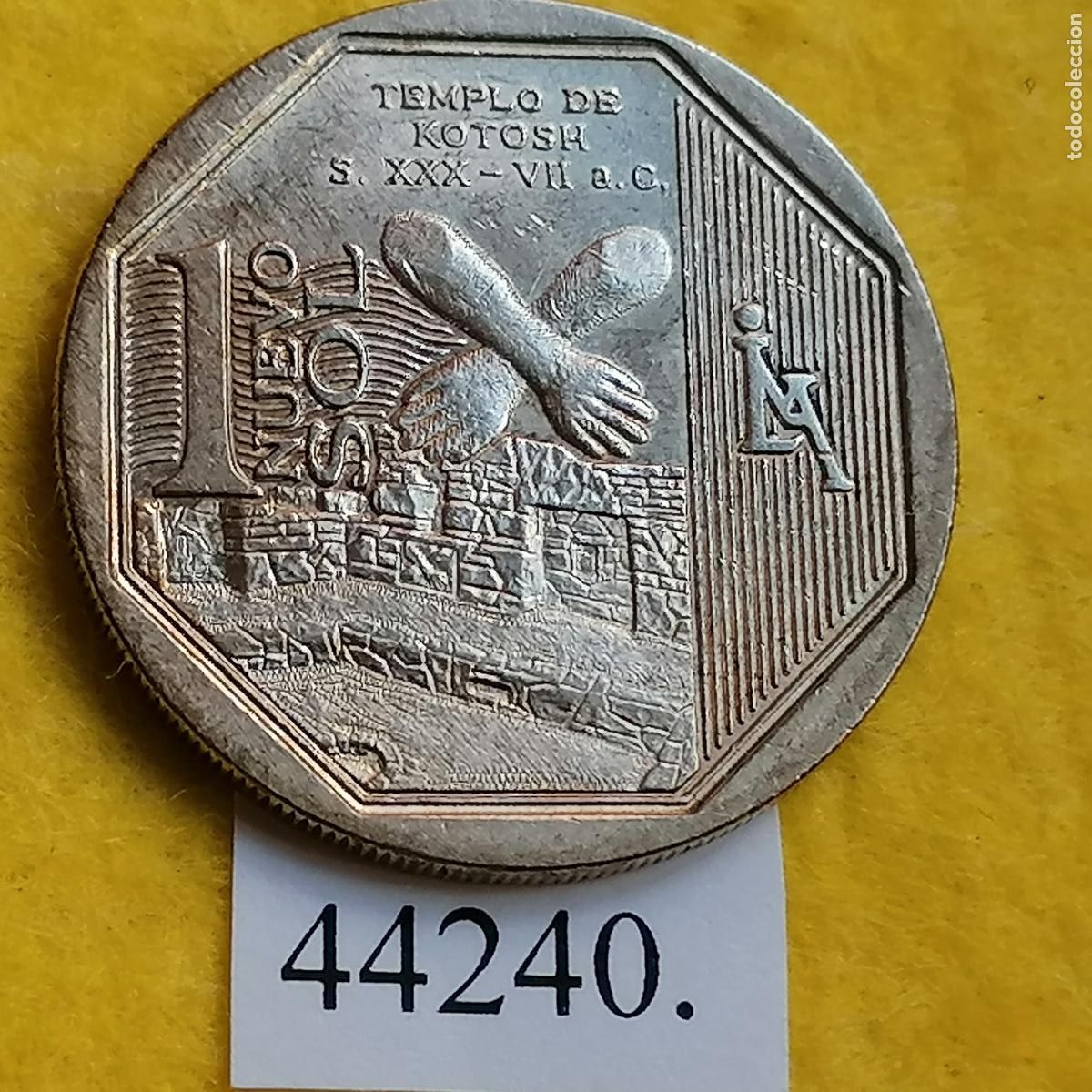 Monedas antiguas de Am&eacute;rica: Per&uacute; 1 sol 2013, Templo de Kotosh - Foto 1