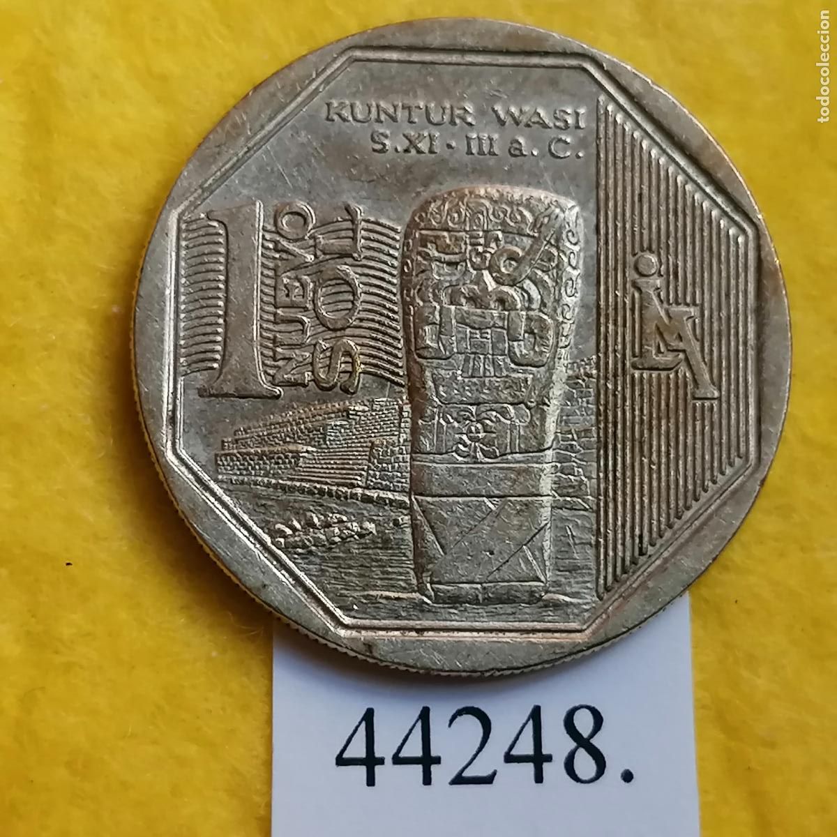Monedas antiguas de Am&eacute;rica: Peru 1 sol 2012, Kuntur Wasi - Foto 1
