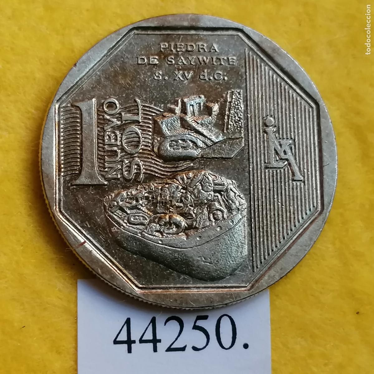Monedas antiguas de Am&eacute;rica: Peru 1 sol 2012, Kuntur Wasi - Foto 1