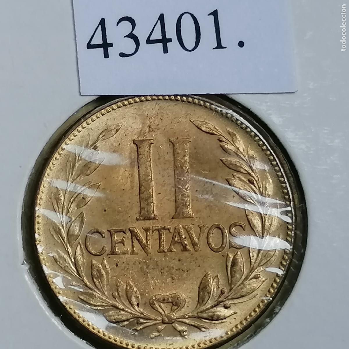 Monedas antiguas de Am&eacute;rica: Colombia 2 centavos 1959, c&eacute;ntimos - Foto 2