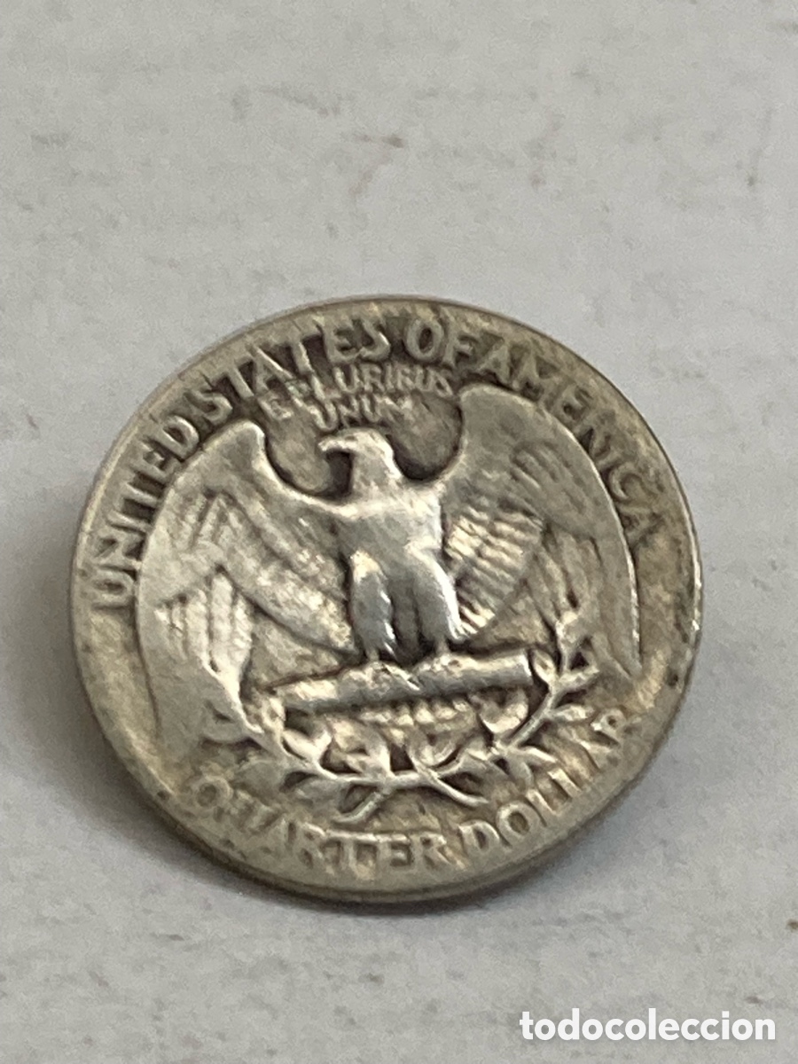 Moedas antigas da Am&eacute;rica: Moneda Quarter de d&oacute;lar 1945 J69