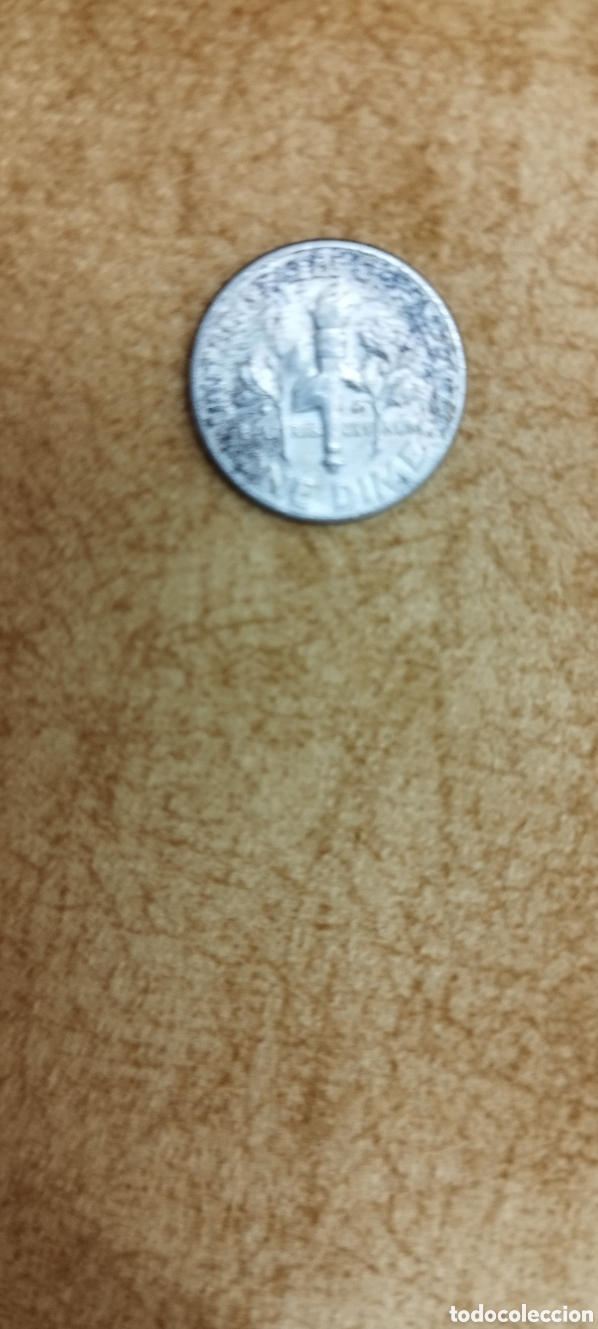 Moedas antigas da Am&eacute;rica: Moneda USA one dime (10 centavos) 2000