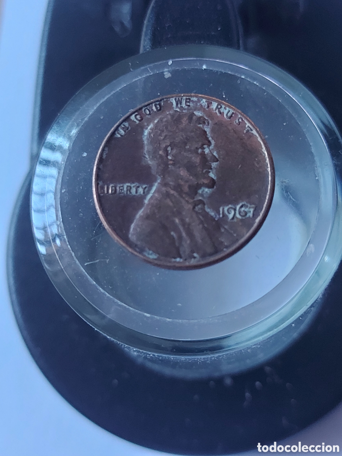 Moedas antigas da Am&eacute;rica: MONEDA ESTADOS UNIDOS EEUU 1 CENTAVO ONE CENT 1967