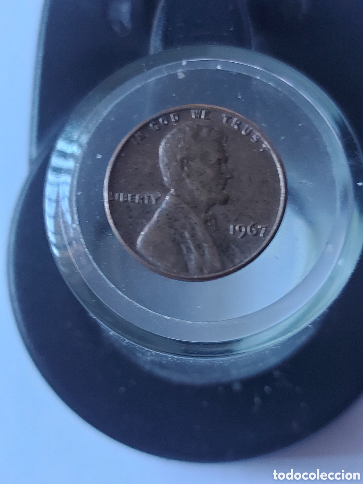 Moedas antigas da Am&eacute;rica: MONEDA ESTADOS UNIDOS EEUU 1 CENTAVO ONE CENT 1967