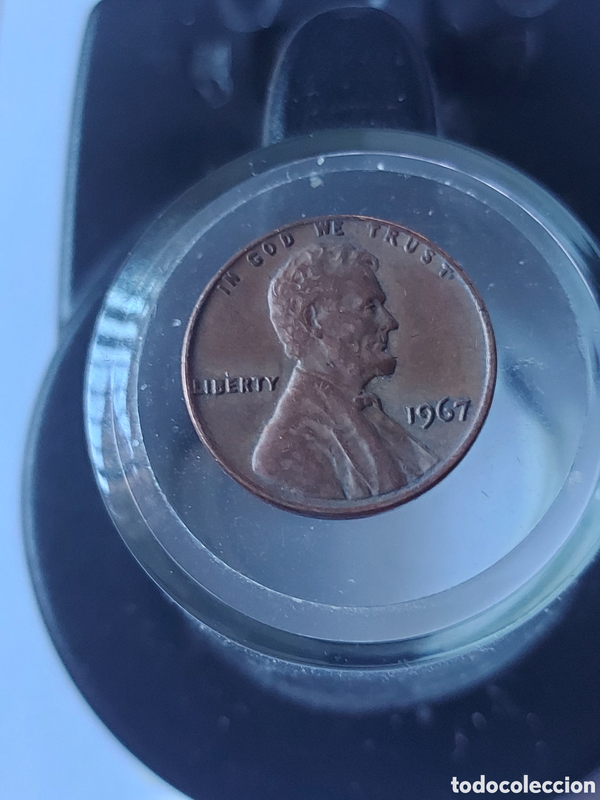 Moedas antigas da Am&eacute;rica: MONEDA ESTADOS UNIDOS EEUU 1 CENTAVO ONE CENT 1967