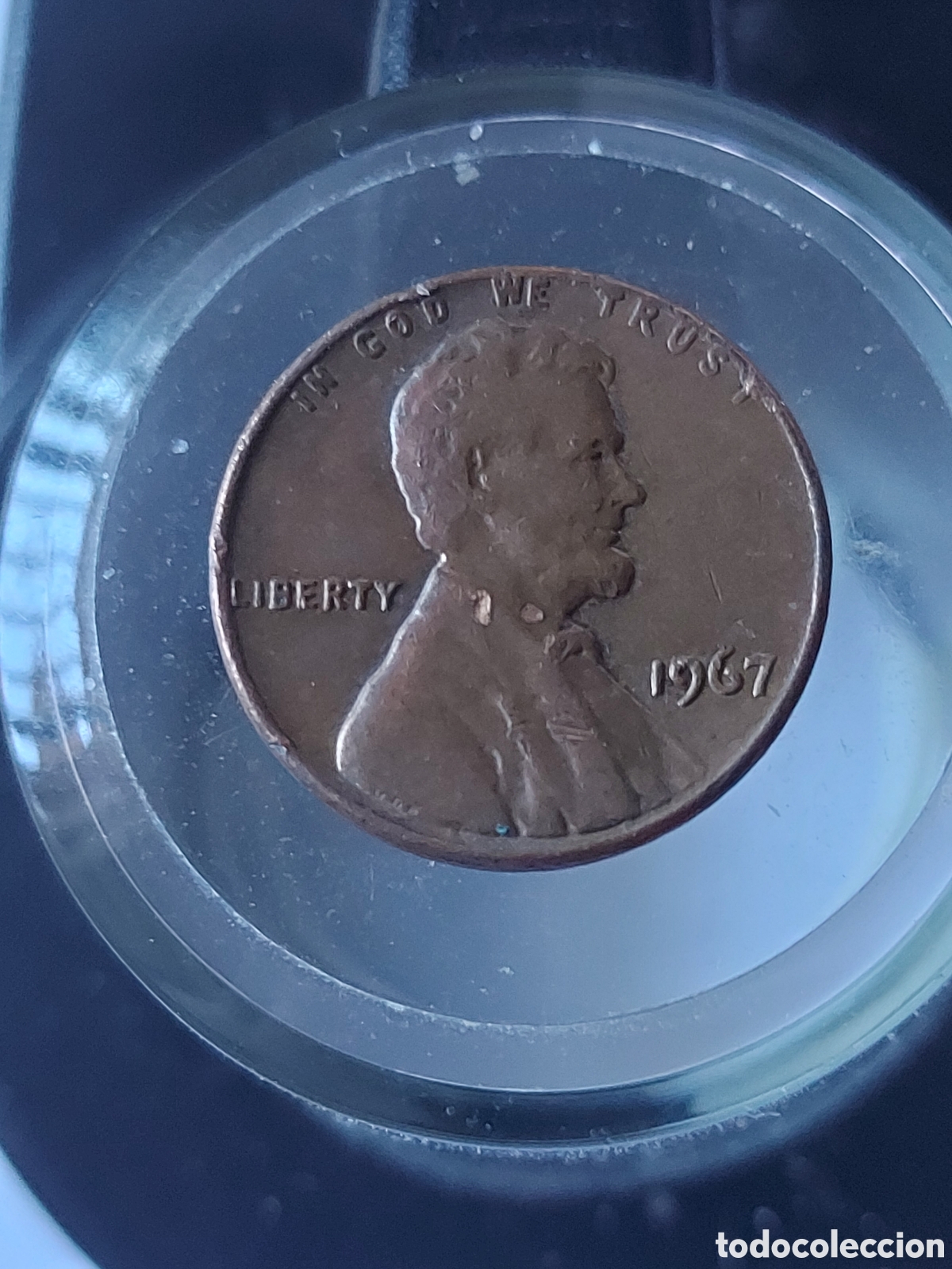 Moedas antigas da Am&eacute;rica: MONEDA ESTADOS UNIDOS EEUU 1 CENTAVO ONE CENT 1967
