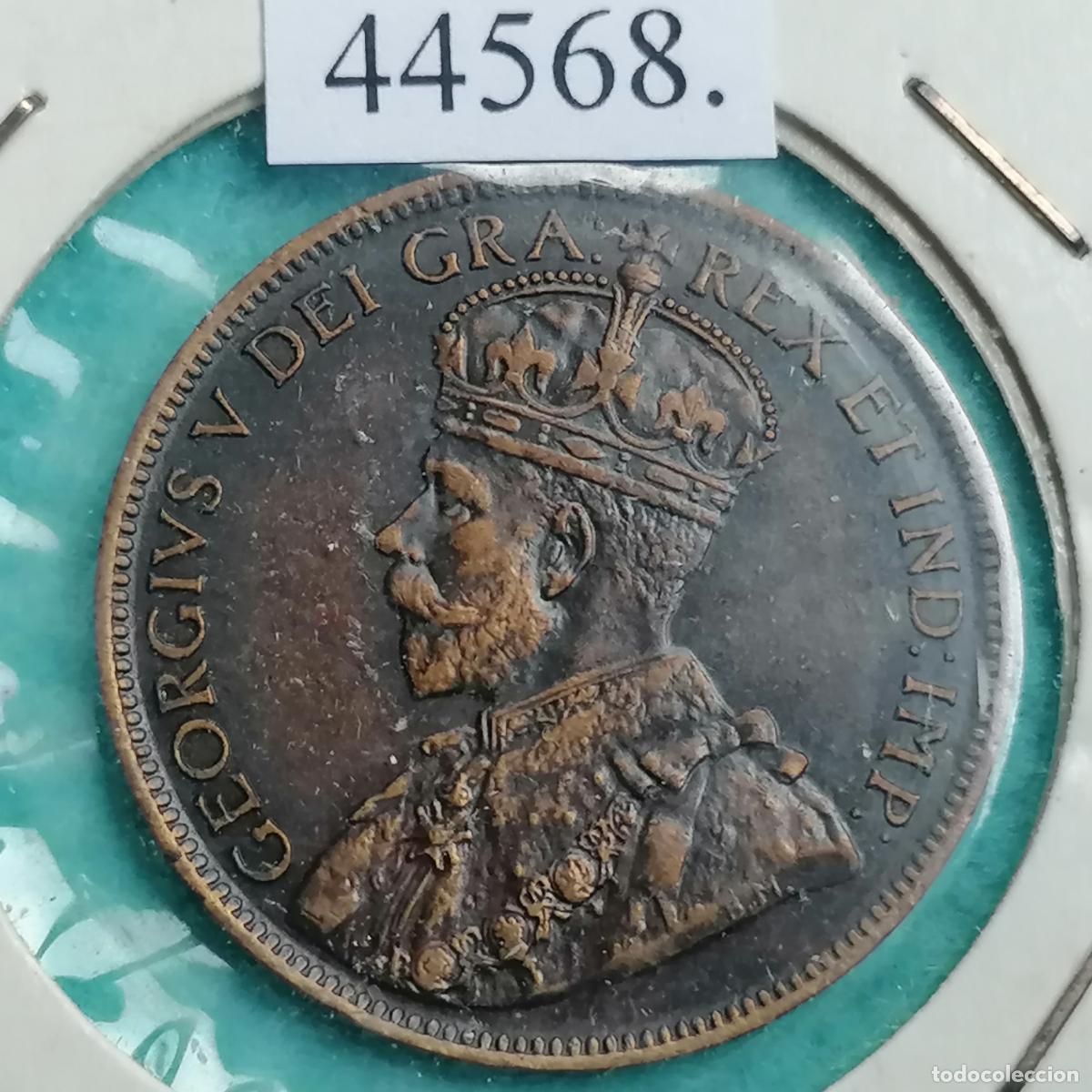 Monedas antiguas de Am&eacute;rica: Canada 1 centavo 1918, c&eacute;ntimo - Foto 1