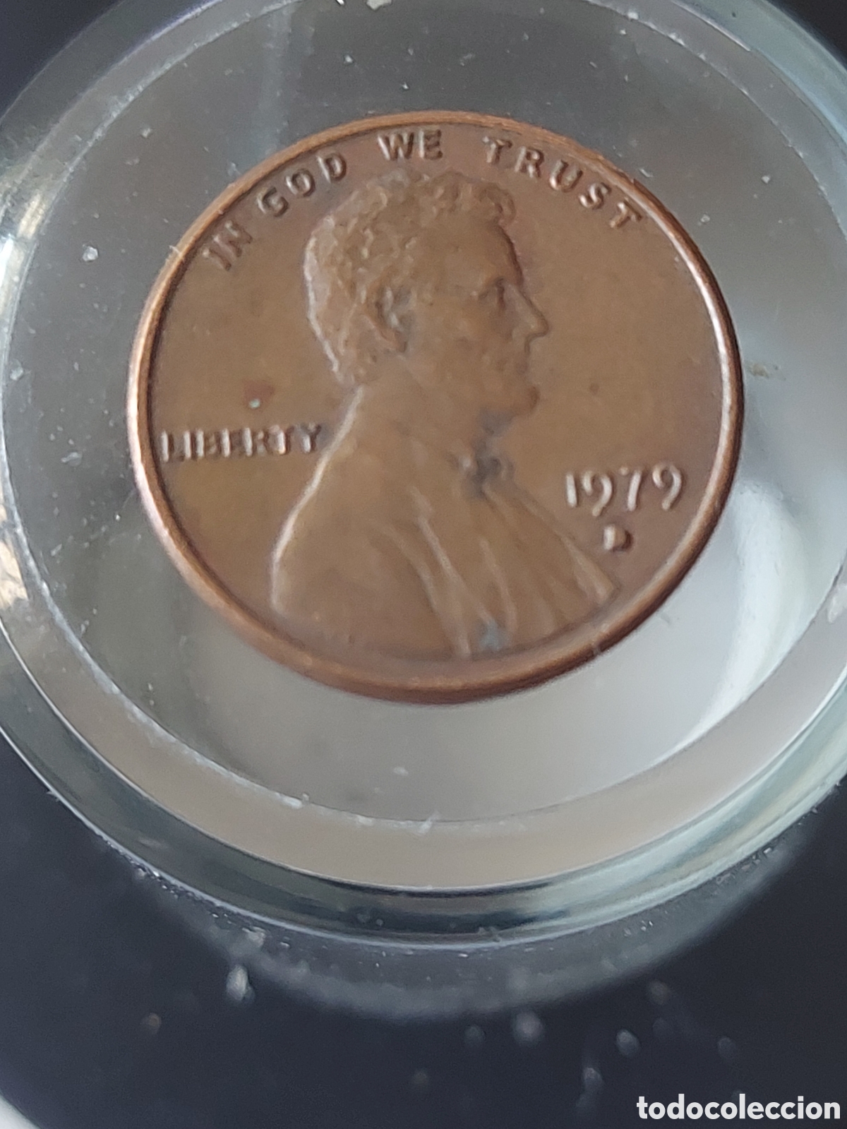 Monnaies anciennes d'Am&eacute;rique: MONEDA ESTADOS UNIDOS EEUU 1 CENTAVO ONE CENT 1979 D