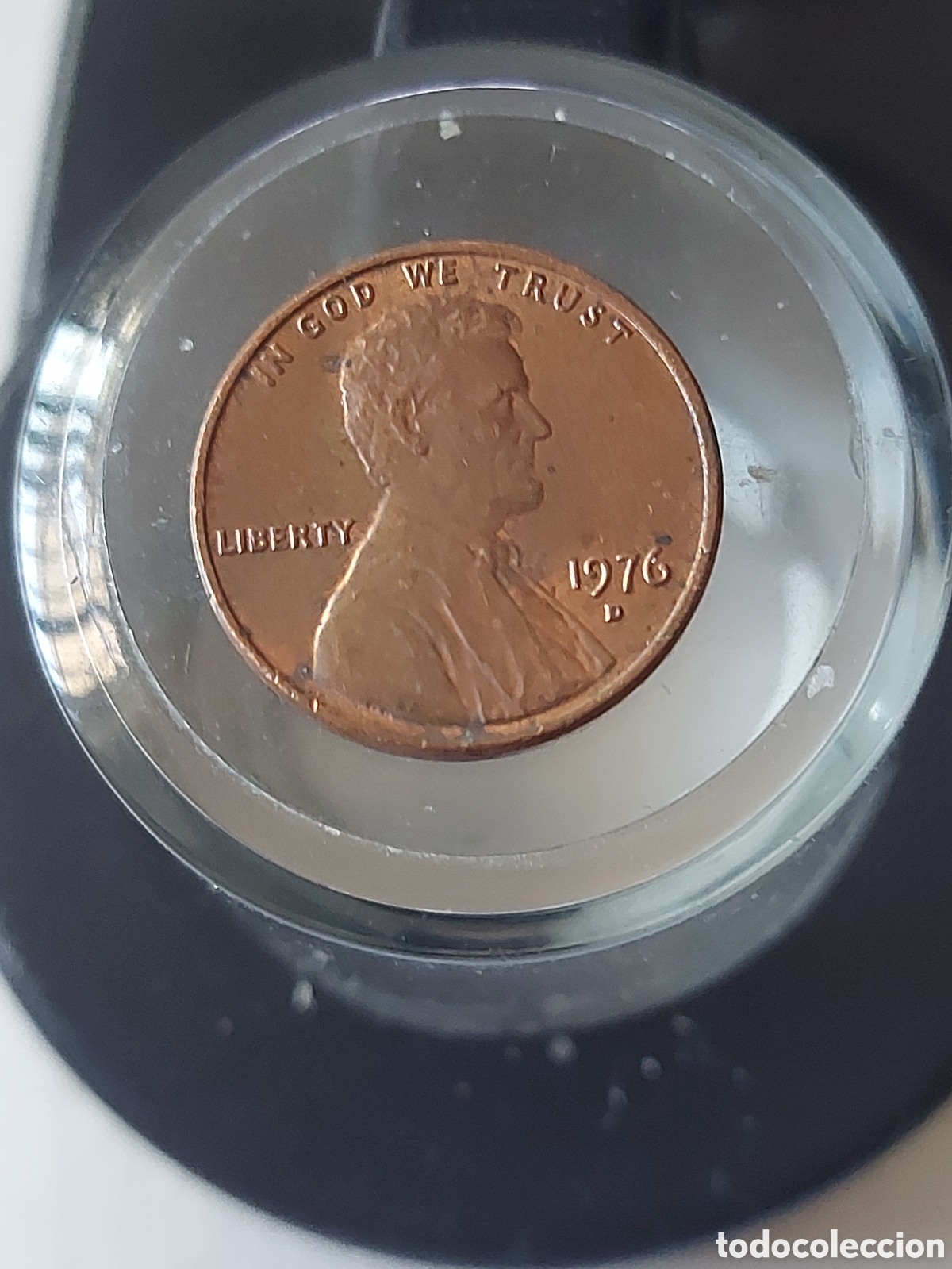 Monnaies anciennes d'Am&eacute;rique: MONEDA ESTADOS UNIDOS EEUU 1 CENTAVO ONE CENT 1976 D