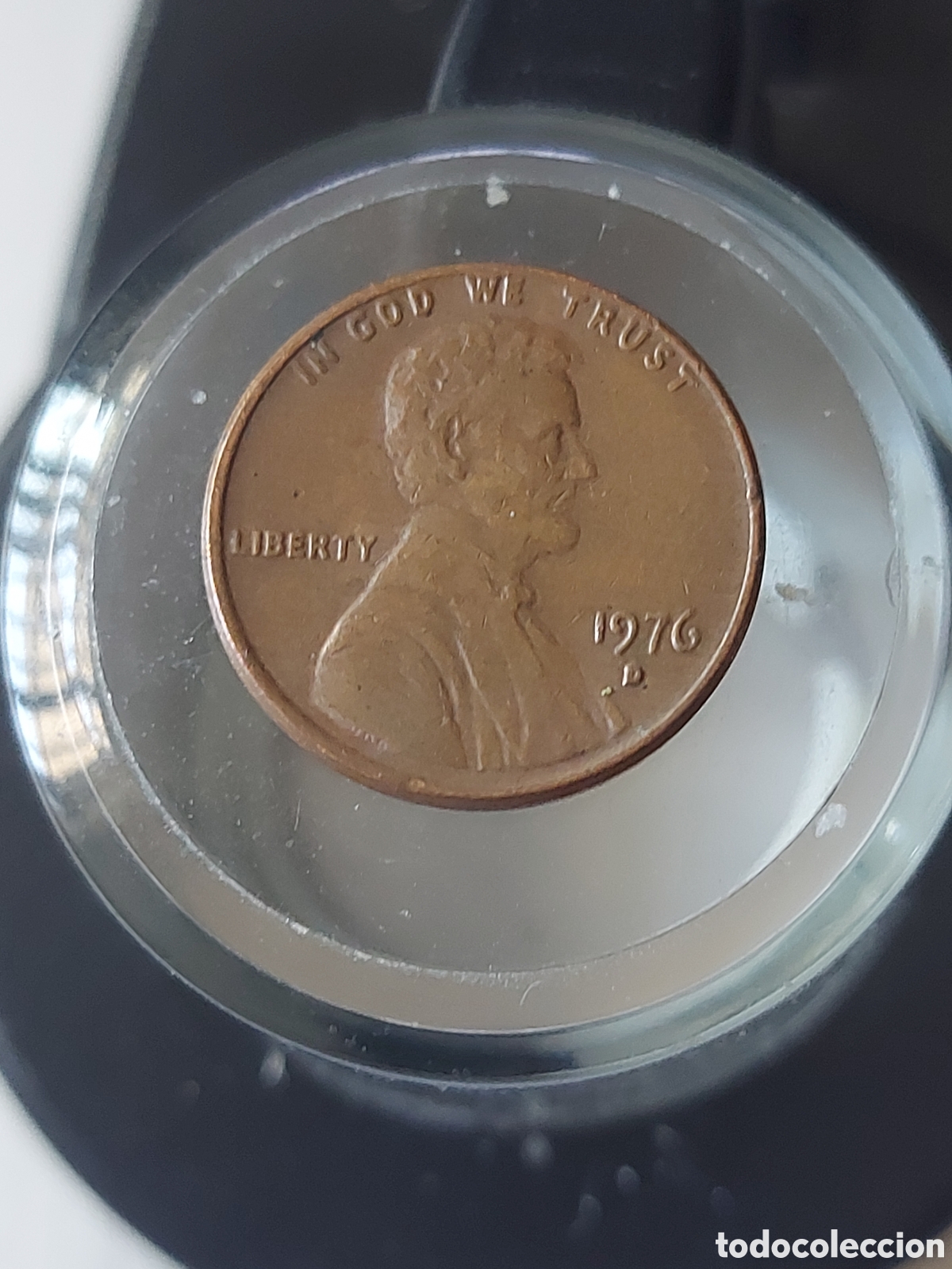 Monnaies anciennes d'Am&eacute;rique: MONEDA ESTADOS UNIDOS EEUU 1 CENTAVO ONE CENT 1976 D