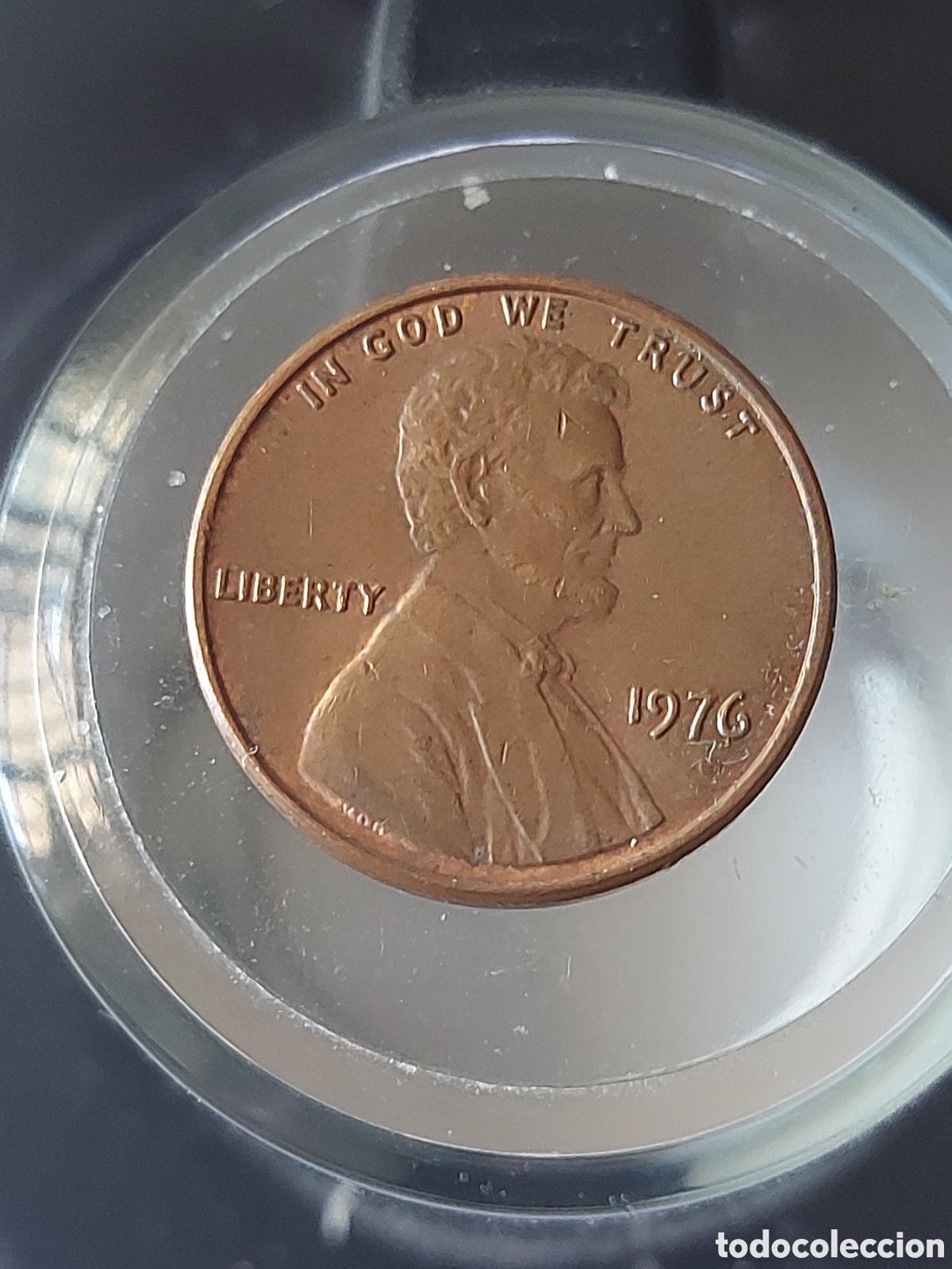 Monnaies anciennes d'Am&eacute;rique: MONEDA ESTADOS UNIDOS EEUU 1 CENTAVO ONE CENT 1976