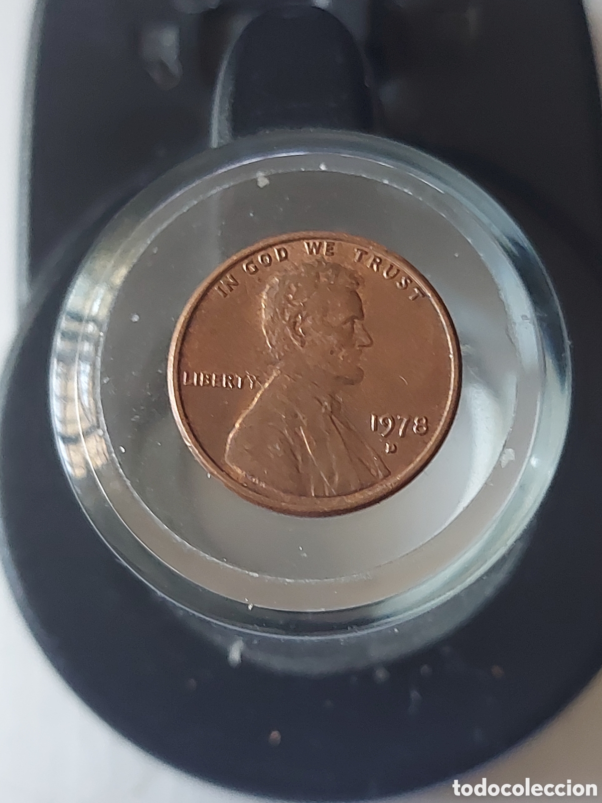 Monedas antiguas de Am&eacute;rica: MONEDA ESTADOS UNIDOS EEUU 1 CENTAVO ONE CENT 1978 D