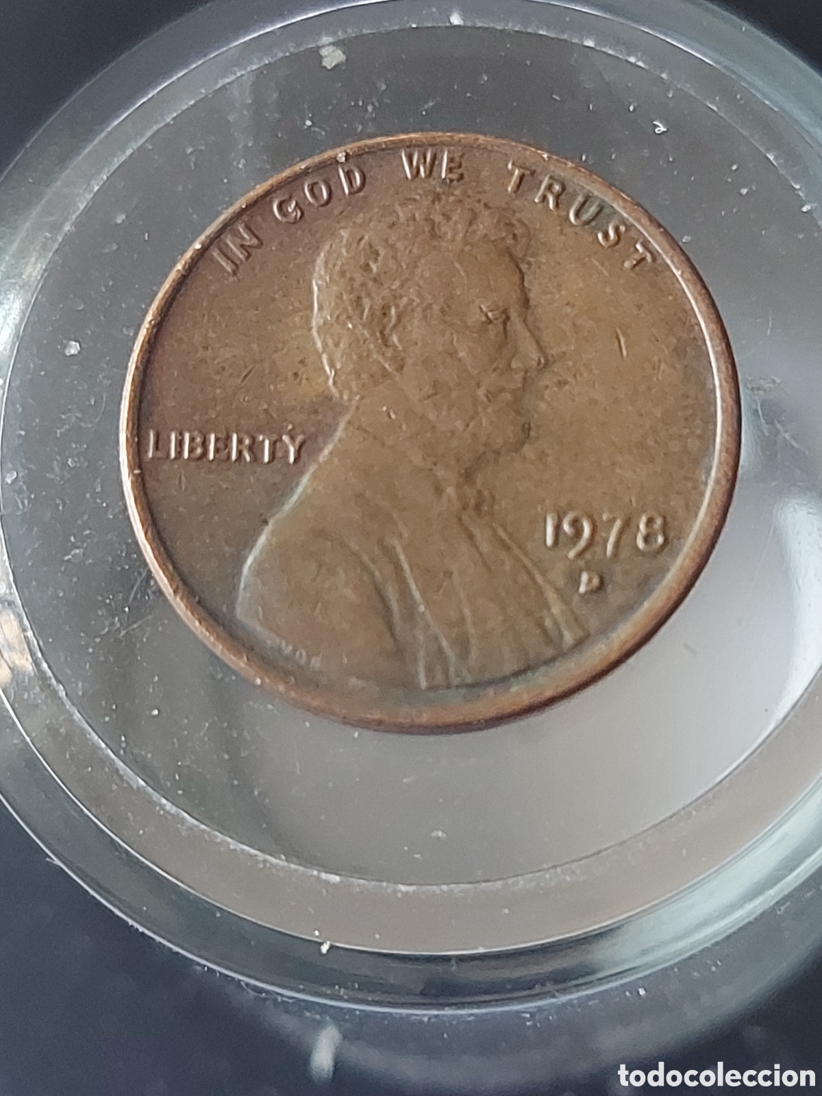 Monedas antiguas de Am&eacute;rica: MONEDA ESTADOS UNIDOS EEUU 1 CENTAVO ONE CENT 1978 D