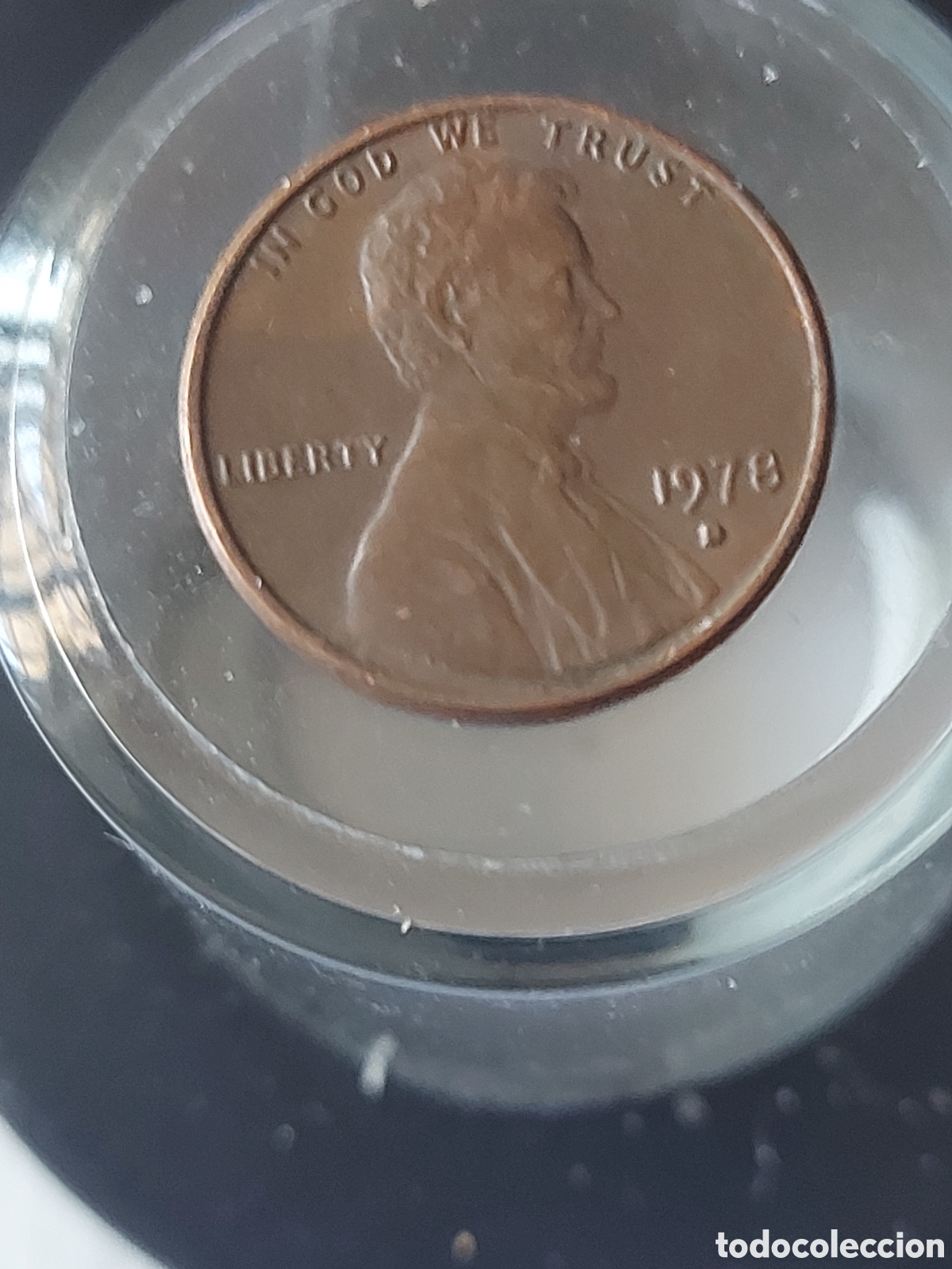 Monedas antiguas de Am&eacute;rica: MONEDA ESTADOS UNIDOS EEUU 1 CENTAVO ONE CENT 1978 D