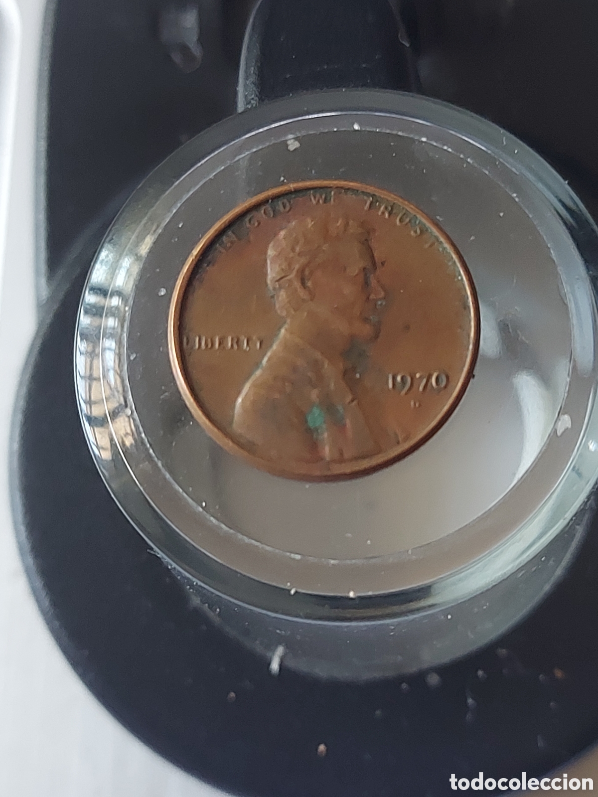 Monedas antiguas de Am&eacute;rica: MONEDA ESTADOS UNIDOS EEUU 1 CENTAVO ONE CENT 1970 D