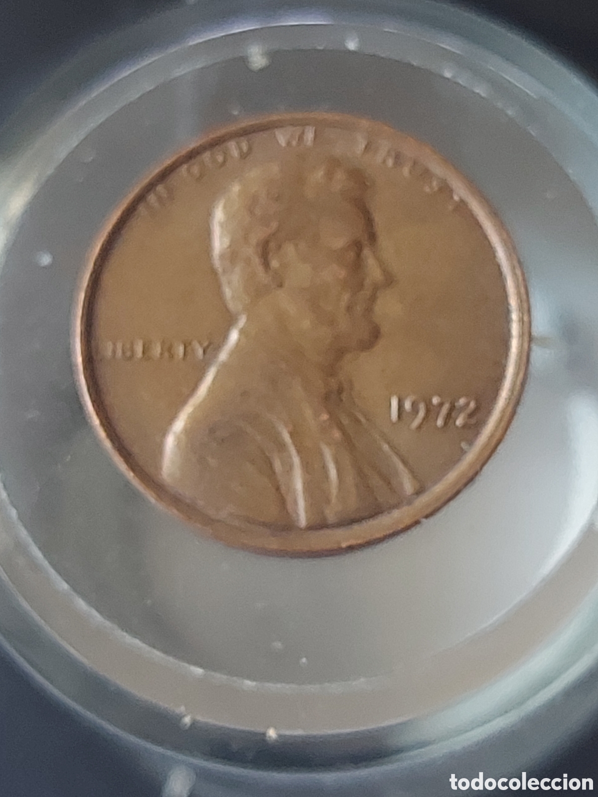 Monedas antiguas de Am&eacute;rica: MONEDA ESTADOS UNIDOS EEUU 1 CENTAVO ONE CENT 1972
