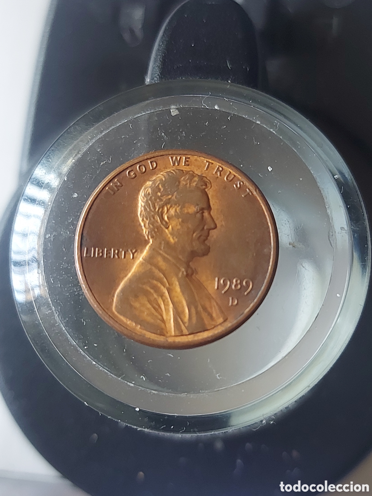 Monete antiche di America: MONEDA ESTADOS UNIDOS EEUU 1 CENTAVO ONE CENT 1989 D