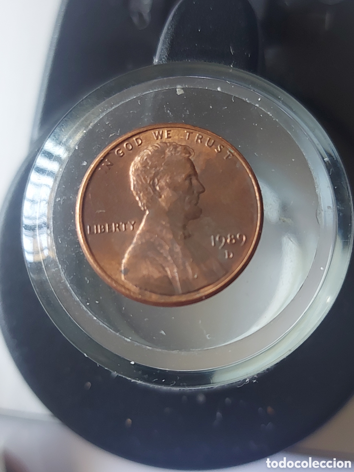 Monete antiche di America: MONEDA ESTADOS UNIDOS EEUU 1 CENTAVO ONE CENT 1989 D