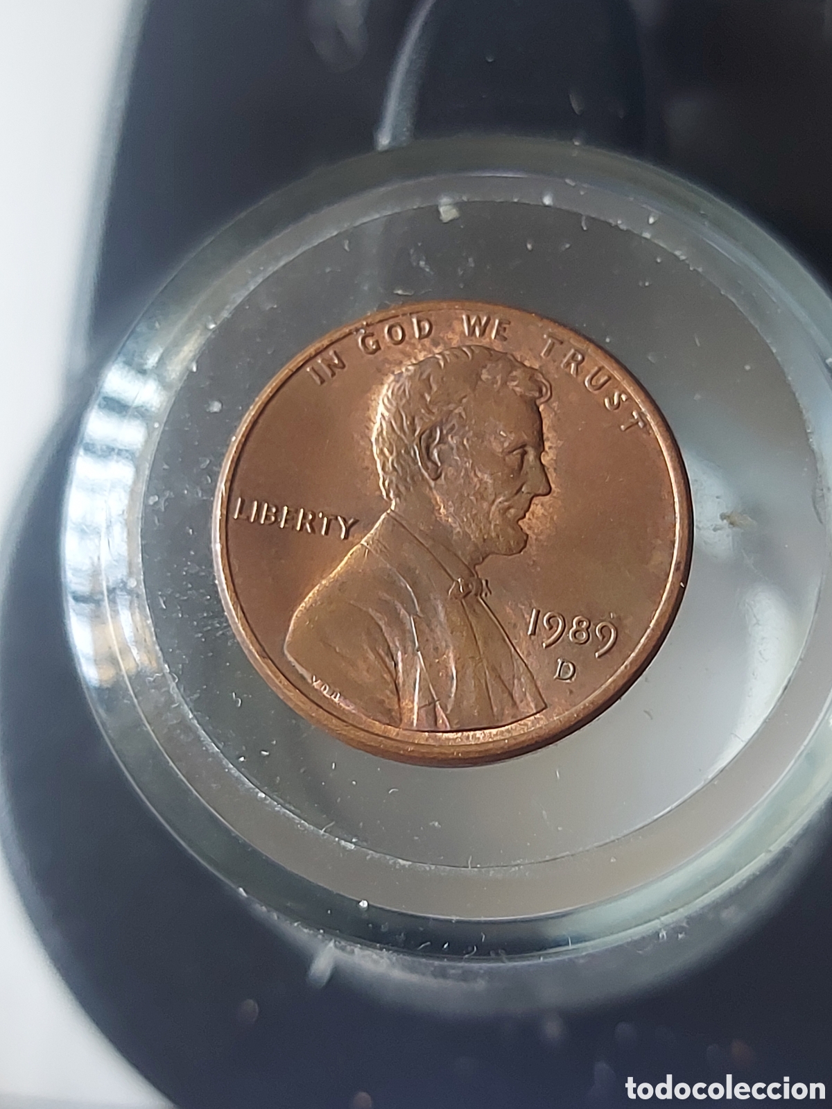 Monete antiche di America: MONEDA ESTADOS UNIDOS EEUU 1 CENTAVO ONE CENT 1989 D