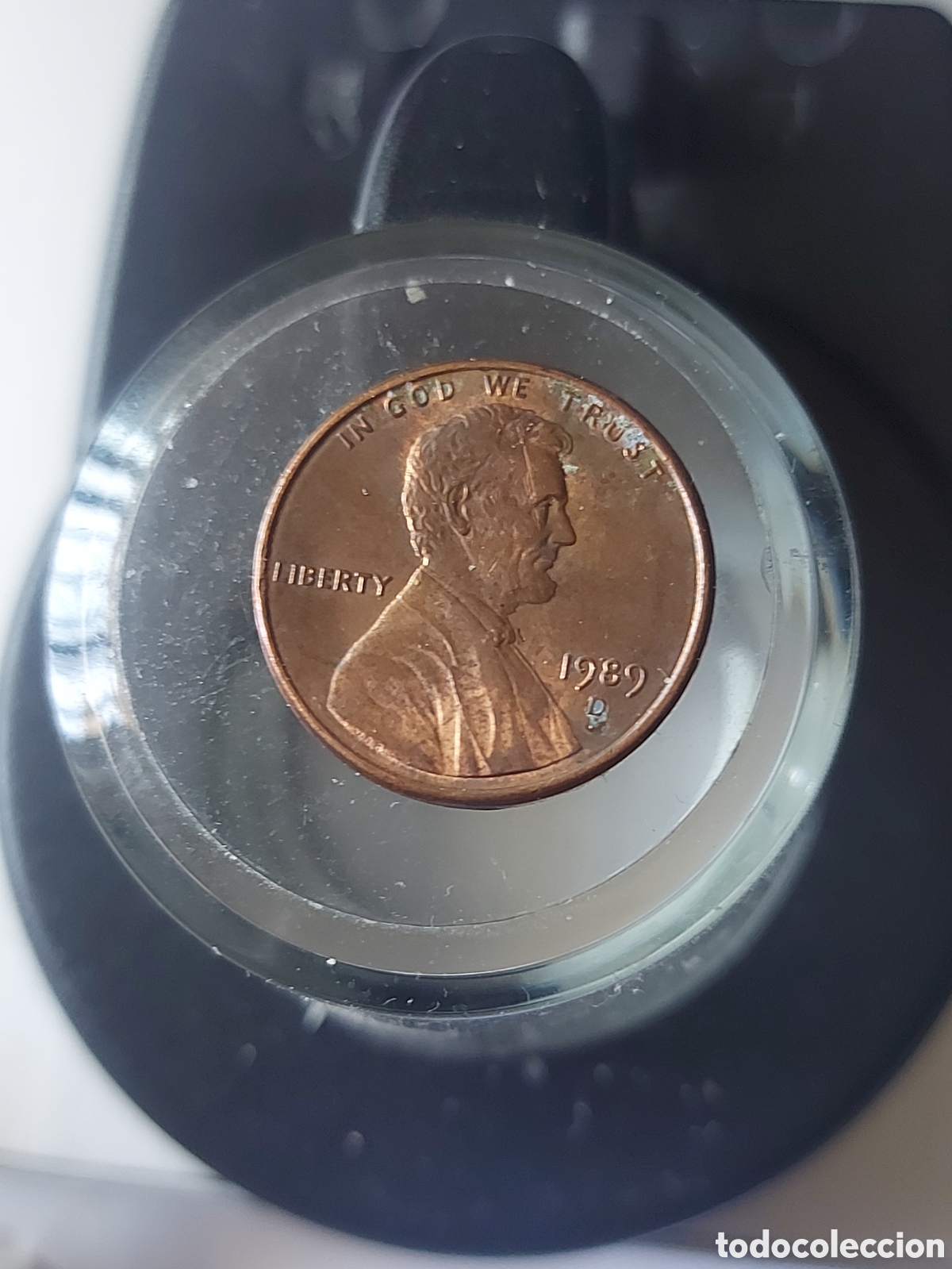 Monete antiche di America: MONEDA ESTADOS UNIDOS EEUU 1 CENTAVO ONE CENT 1989 D