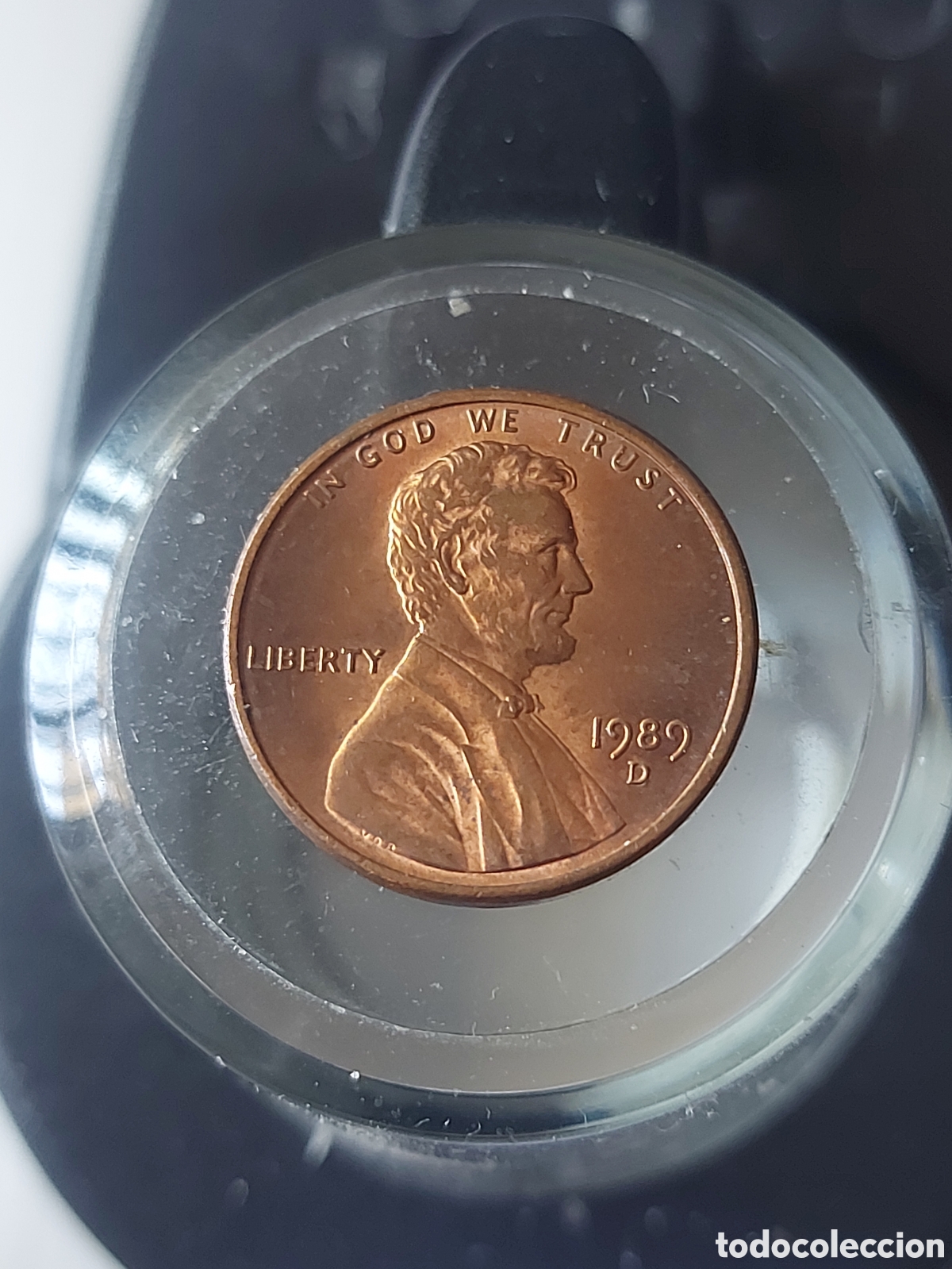 Monete antiche di America: MONEDA ESTADOS UNIDOS EEUU 1 CENTAVO ONE CENT 1989 D