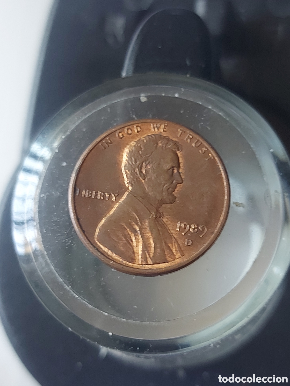 Monete antiche di America: MONEDA ESTADOS UNIDOS EEUU 1 CENTAVO ONE CENT 1989 D