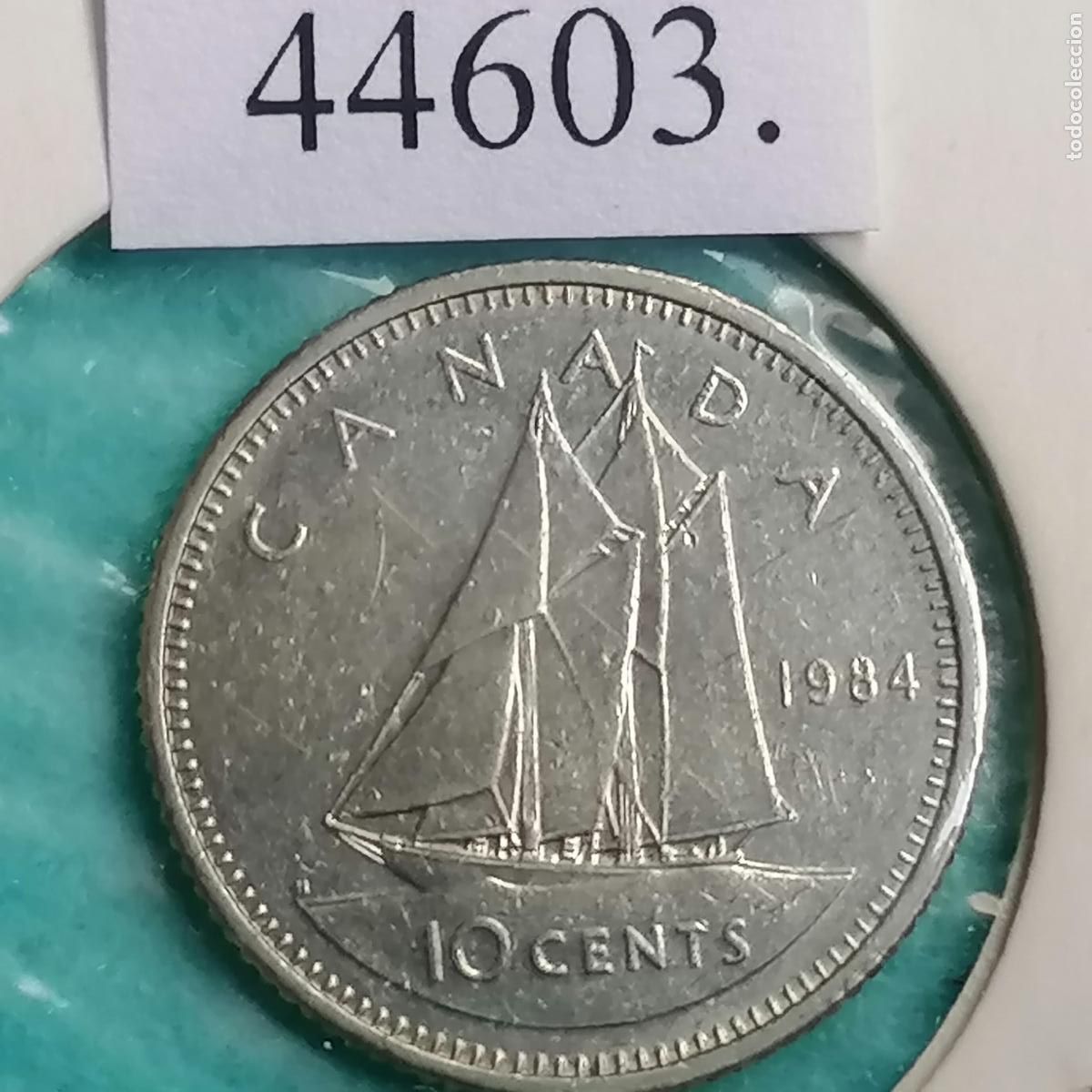 Monedas antiguas de Am&eacute;rica: Canada 10 centimos 1984 - Foto 1