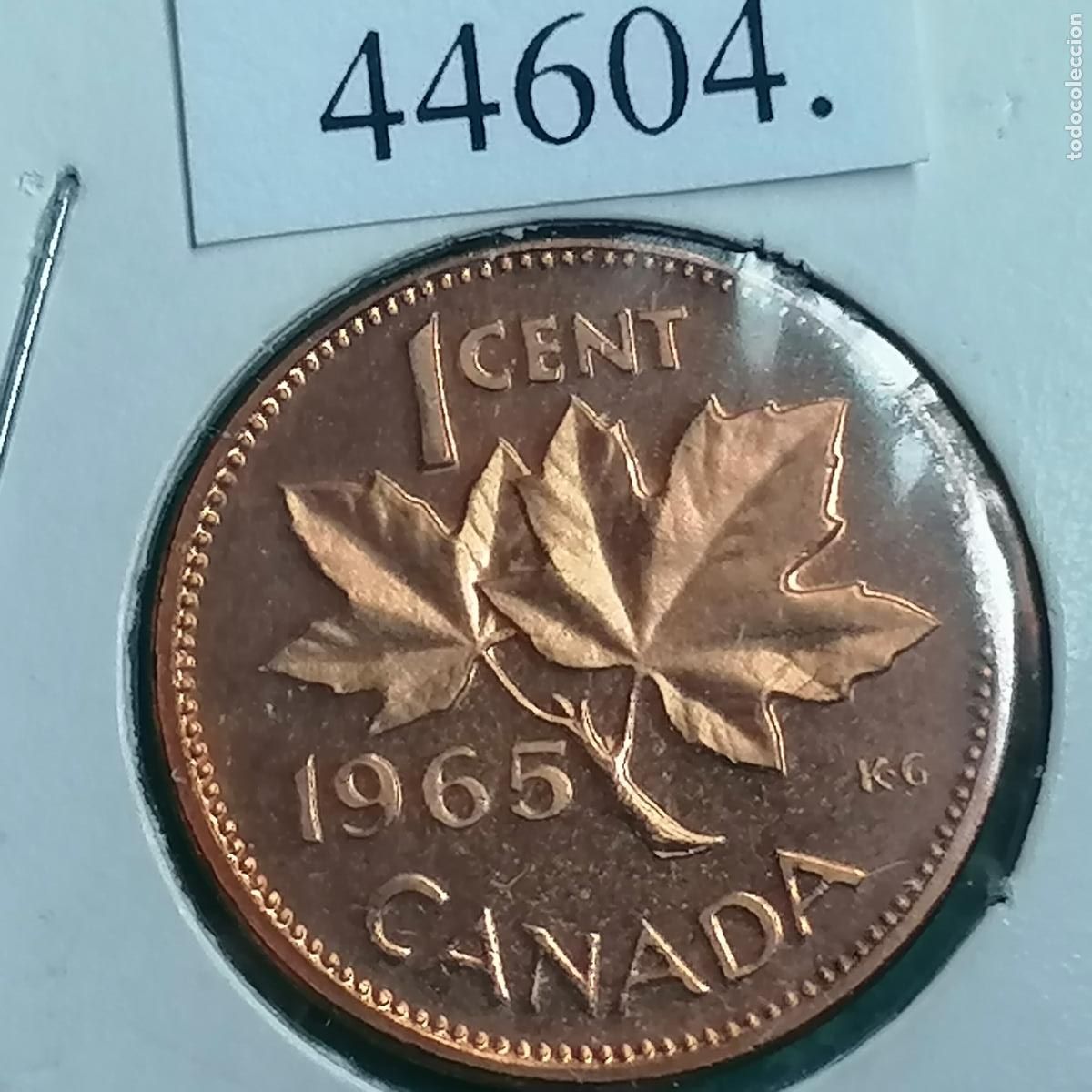 Monedas antiguas de Am&eacute;rica: Canada 1 centimo 1964 - Foto 3