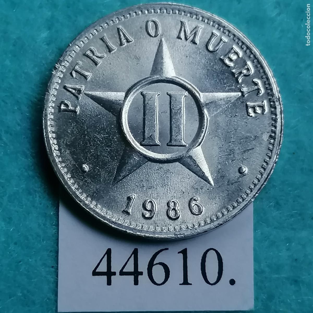 Monedas antiguas de Am&eacute;rica: Cuba 2 centavos 1986, centimos - Foto 1