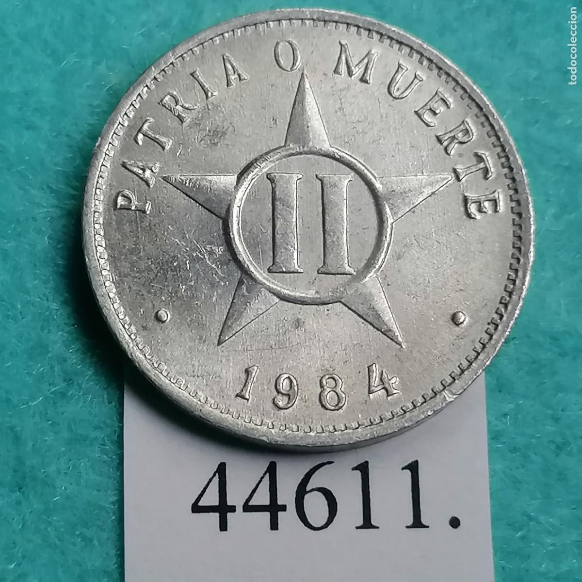 Monedas antiguas de Am&eacute;rica: Cuba 2 centavos 1984, centimos - Foto 1